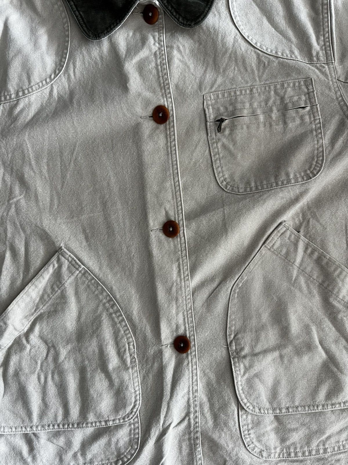 L.L. Bean Vintage L.L.Bean Chore Barn Jacket Khaki Size US L / EU 52-54 / 3 - 11 Thumbnail