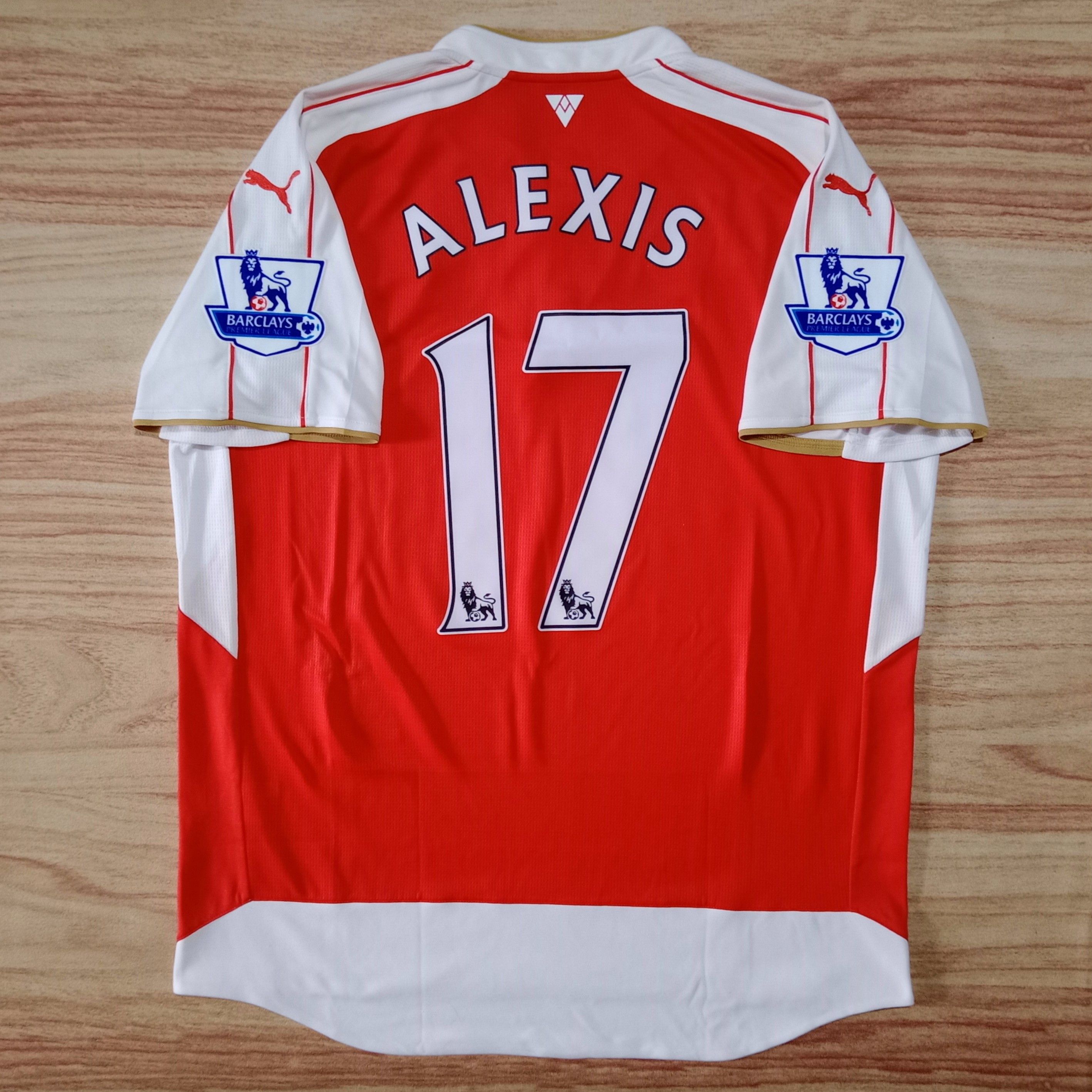 Puma Arsenal 2015-2016 Home Jersey Alexis Sanchez 17 Size US XL / EU 56 / 4 - 2 Thumbnail