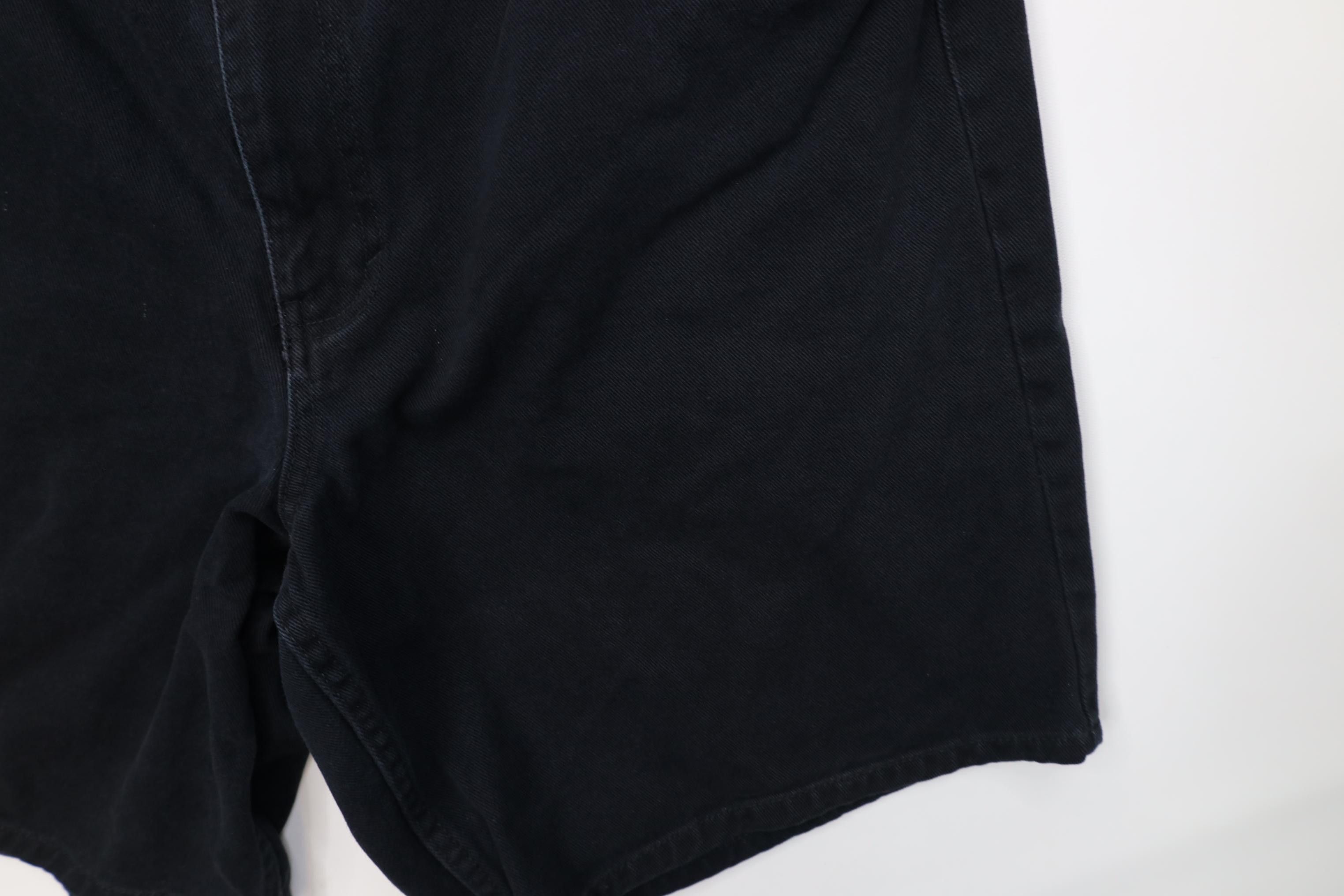 Vintage Vintage 90s Streetwear Above Knee Denim Jean Shorts Black Size US 38 / EU 54 - 5 Thumbnail