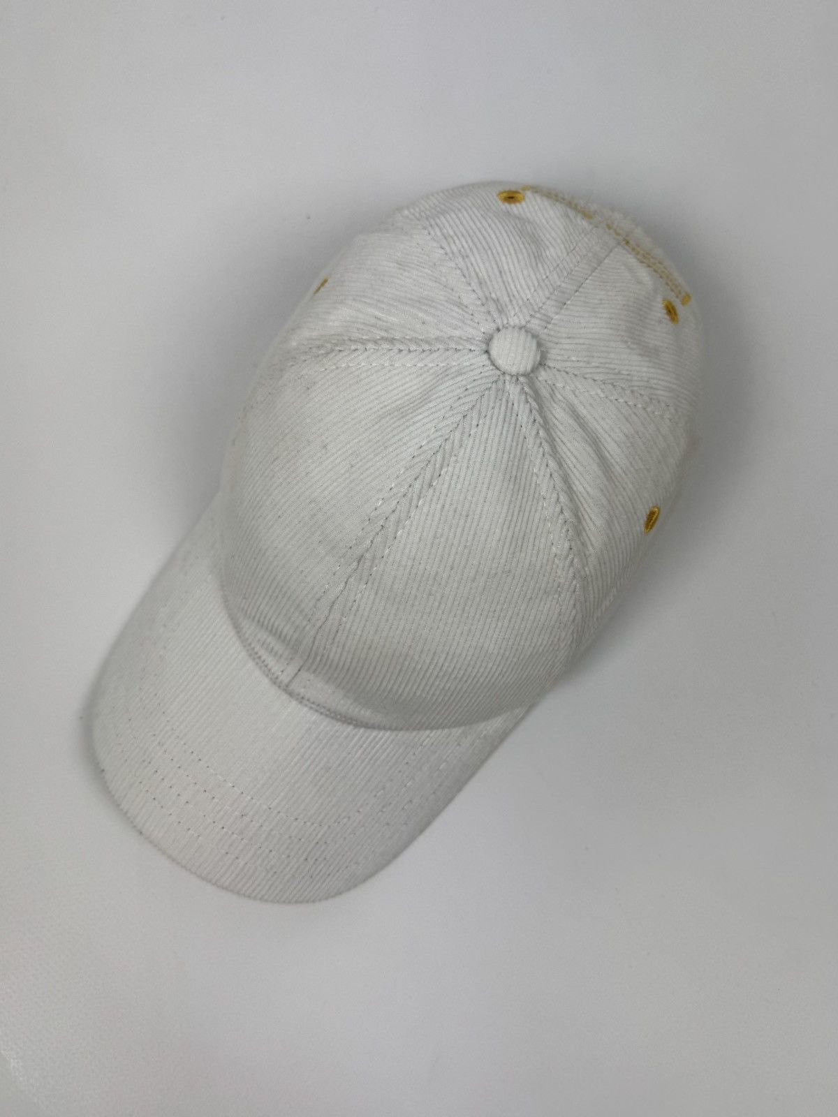 Universal Works Universal Works Corduroy Old White Basic Cap Size ONE SIZE - 3 Thumbnail