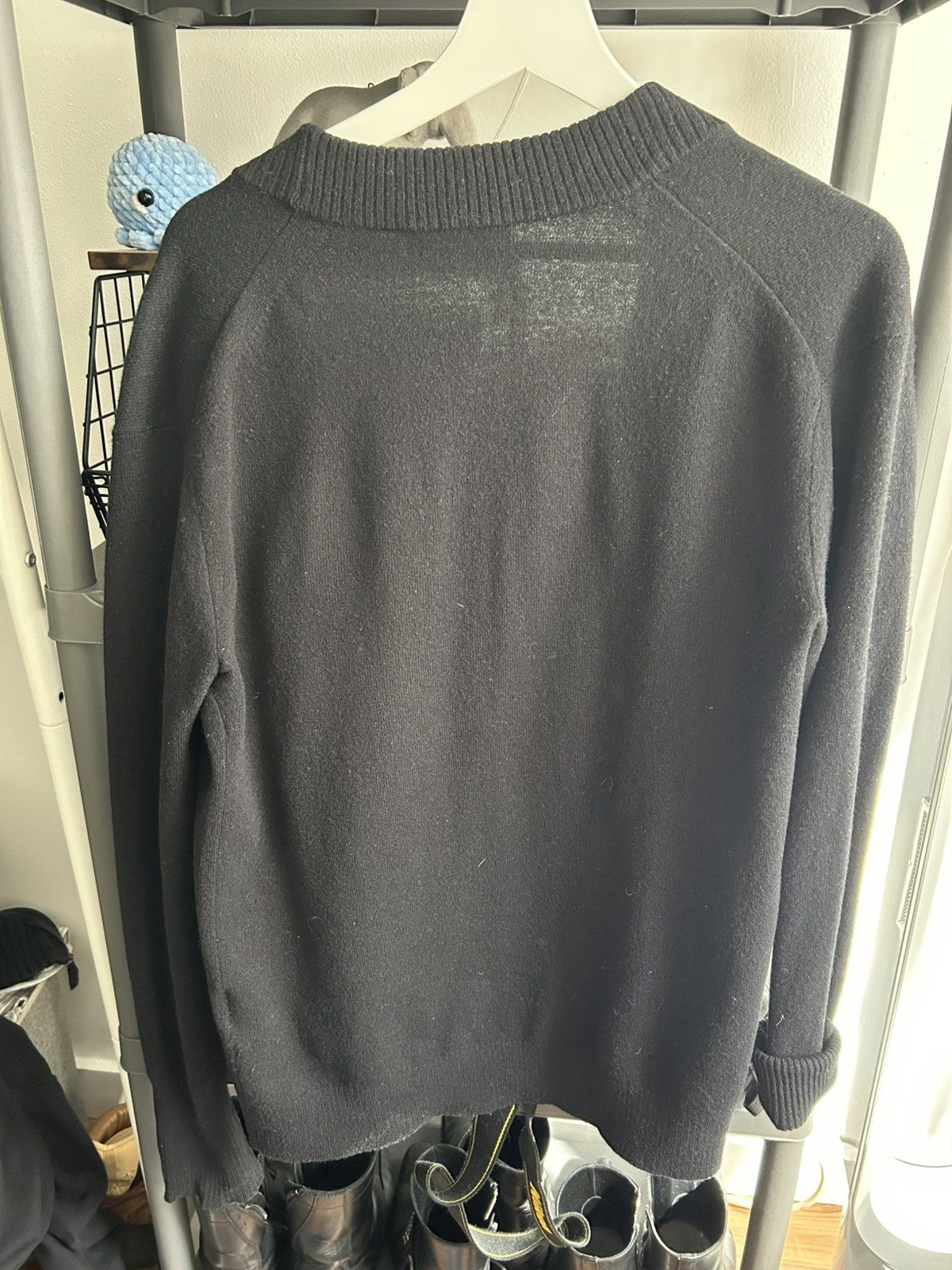 Acne Studios Acne Studios Black Cardigan Size XS / US 0-2 / IT 36-38 - 2 Thumbnail