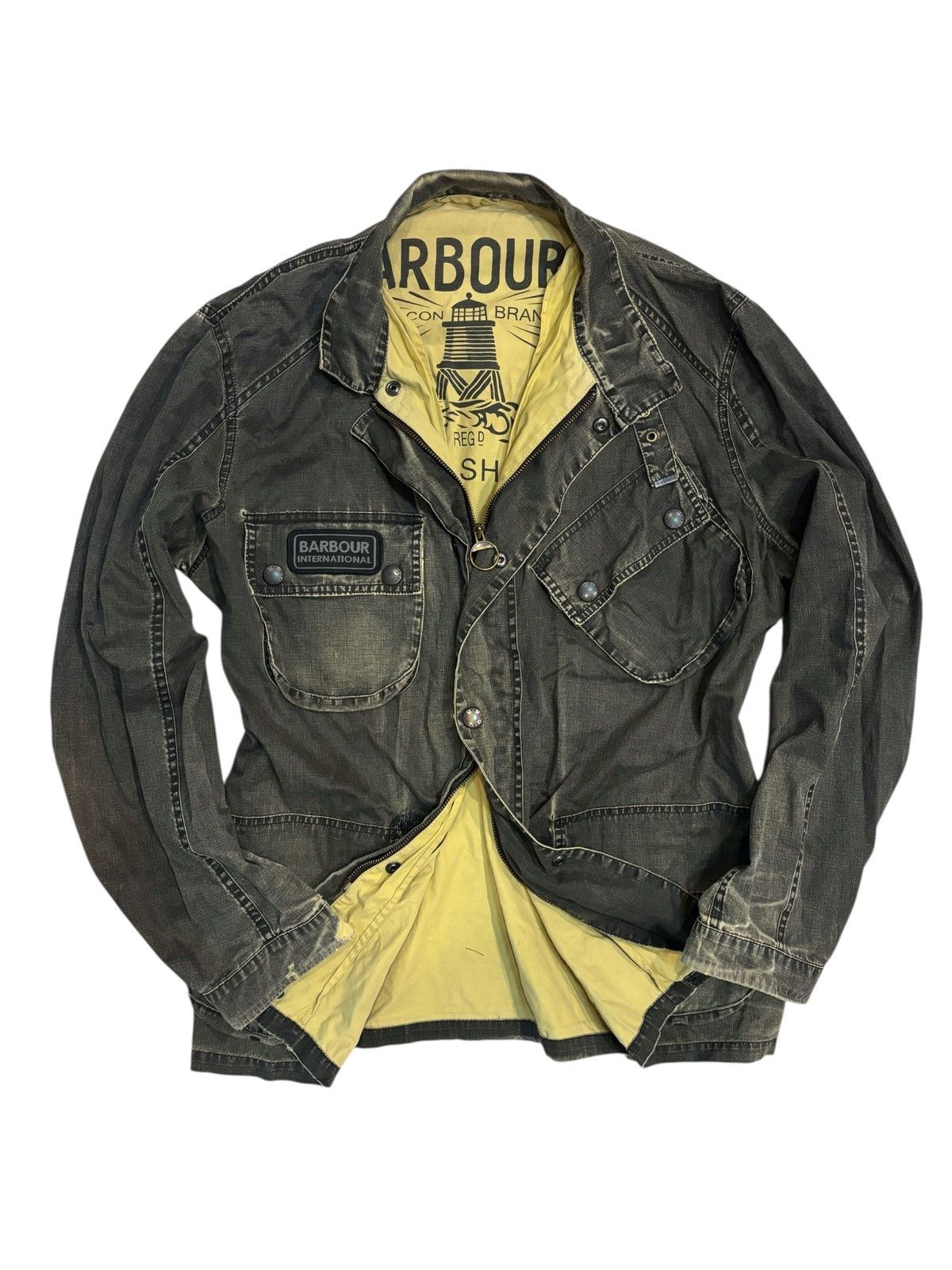 Barbour Barbour International® Vintage Cotton International Jacket. Size US L / EU 52-54 / 3 - 1 Thumbnail