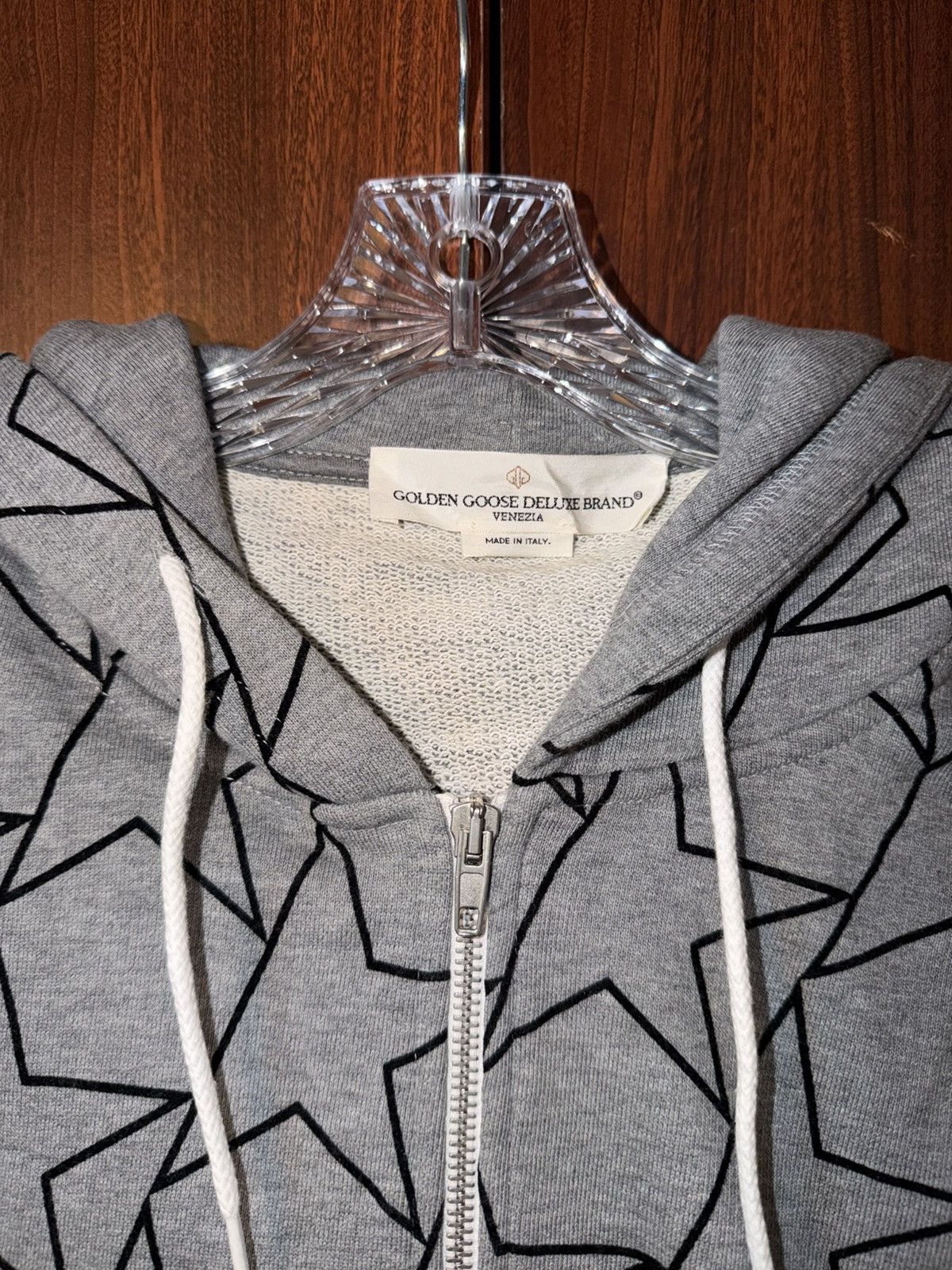 Golden Goose Golden Goose Grey Star Hooodie Size US M / EU 48-50 / 2 - 5 Thumbnail