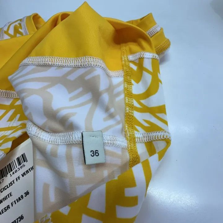 Fendi Fendi Yellow Sports Set with Shorts and Top -2508 Size S / US 4 / IT 40 - 8 Thumbnail