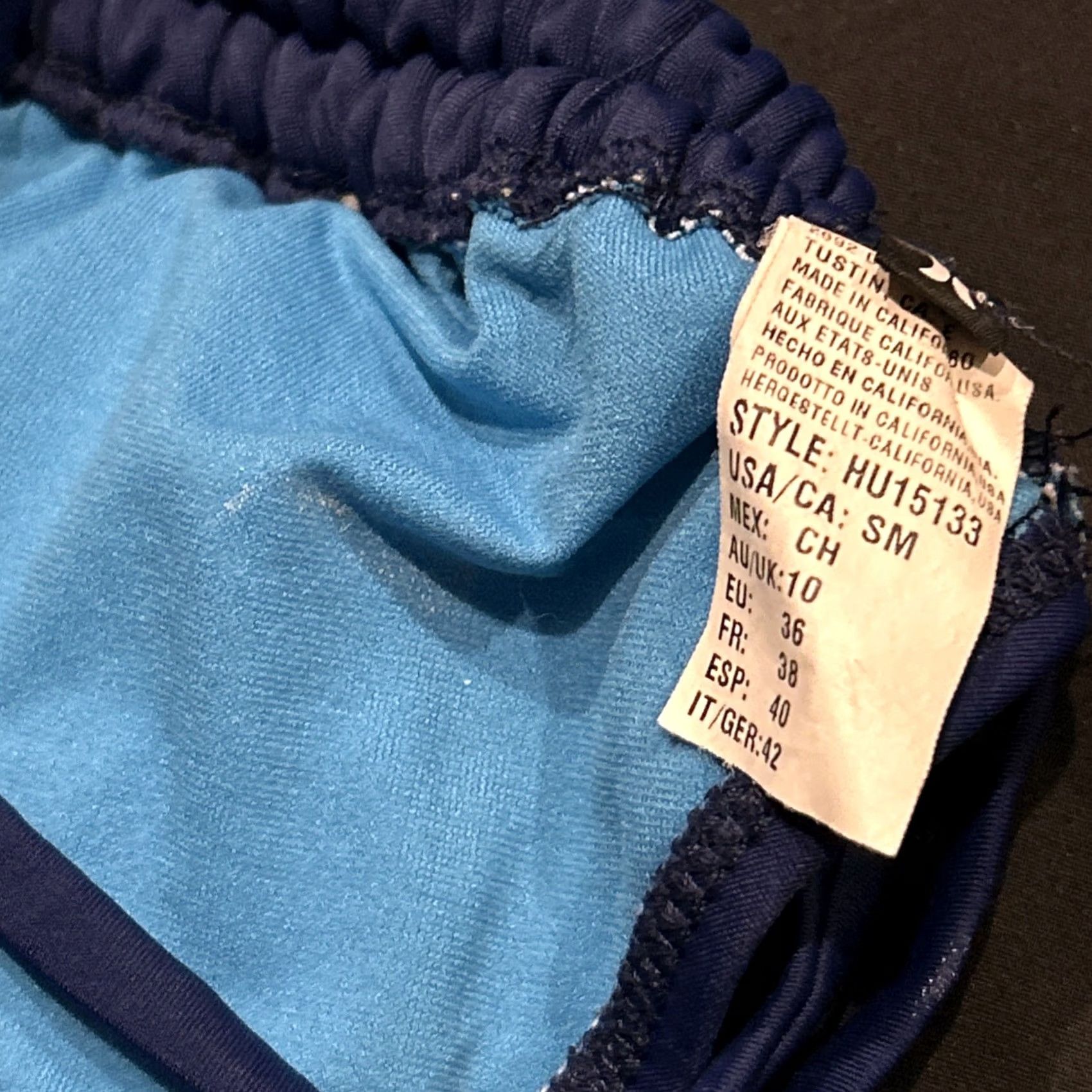 Hurley Hurley Women’s S Bikini Top Blue Nylon Spaghetti Strap A17 Swim Top Solid Beach one Size Cup One Size Size S / US 4 / IT 40 - 3 Thumbnail