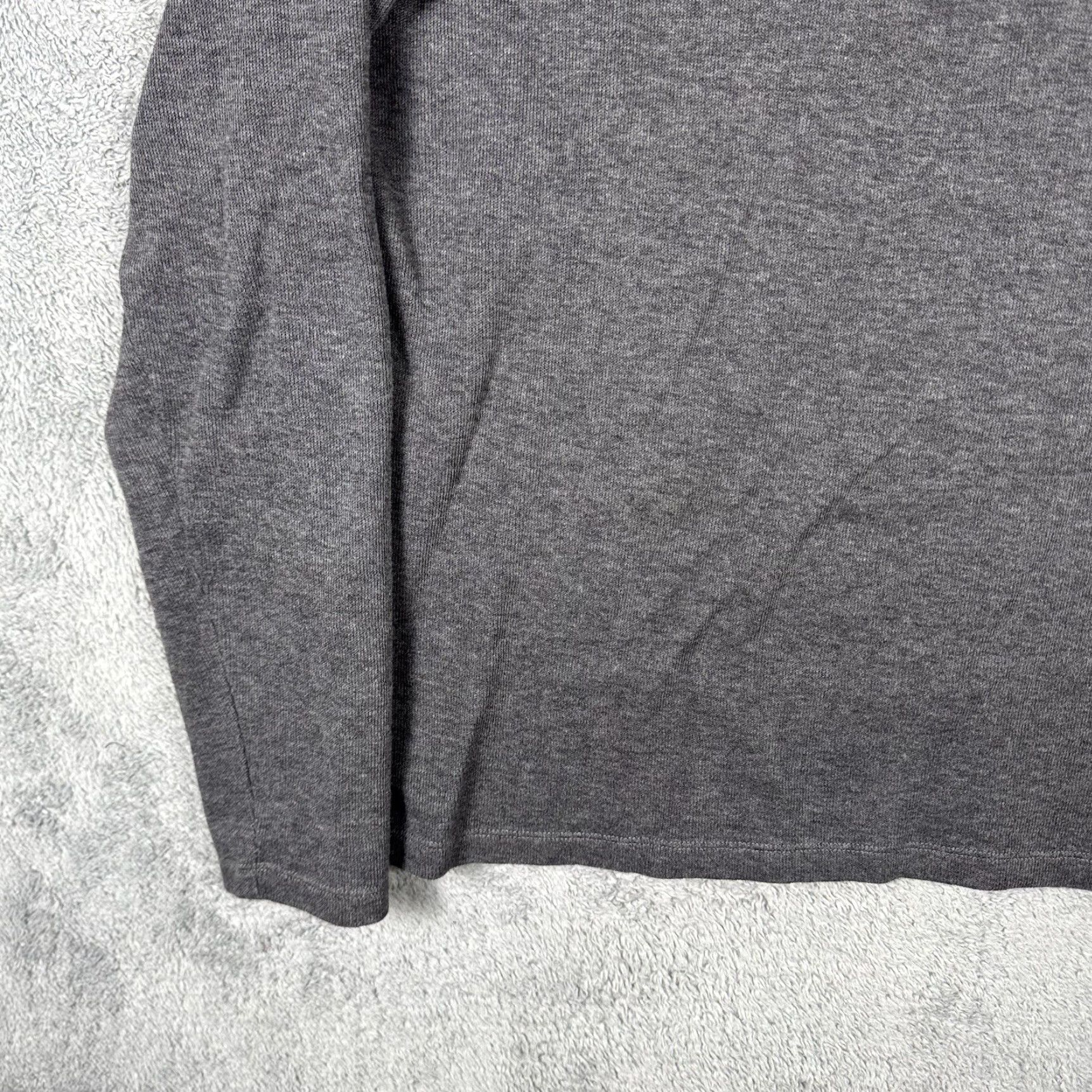 Hugo Boss HUGO BOSS Sweater Mens XL 1/4 Zip Pullover Tech Knit Cotton Regular Fit Gray | Logo Knit Wool? Size US XL / EU 56 / 4 - 2 Thumbnail