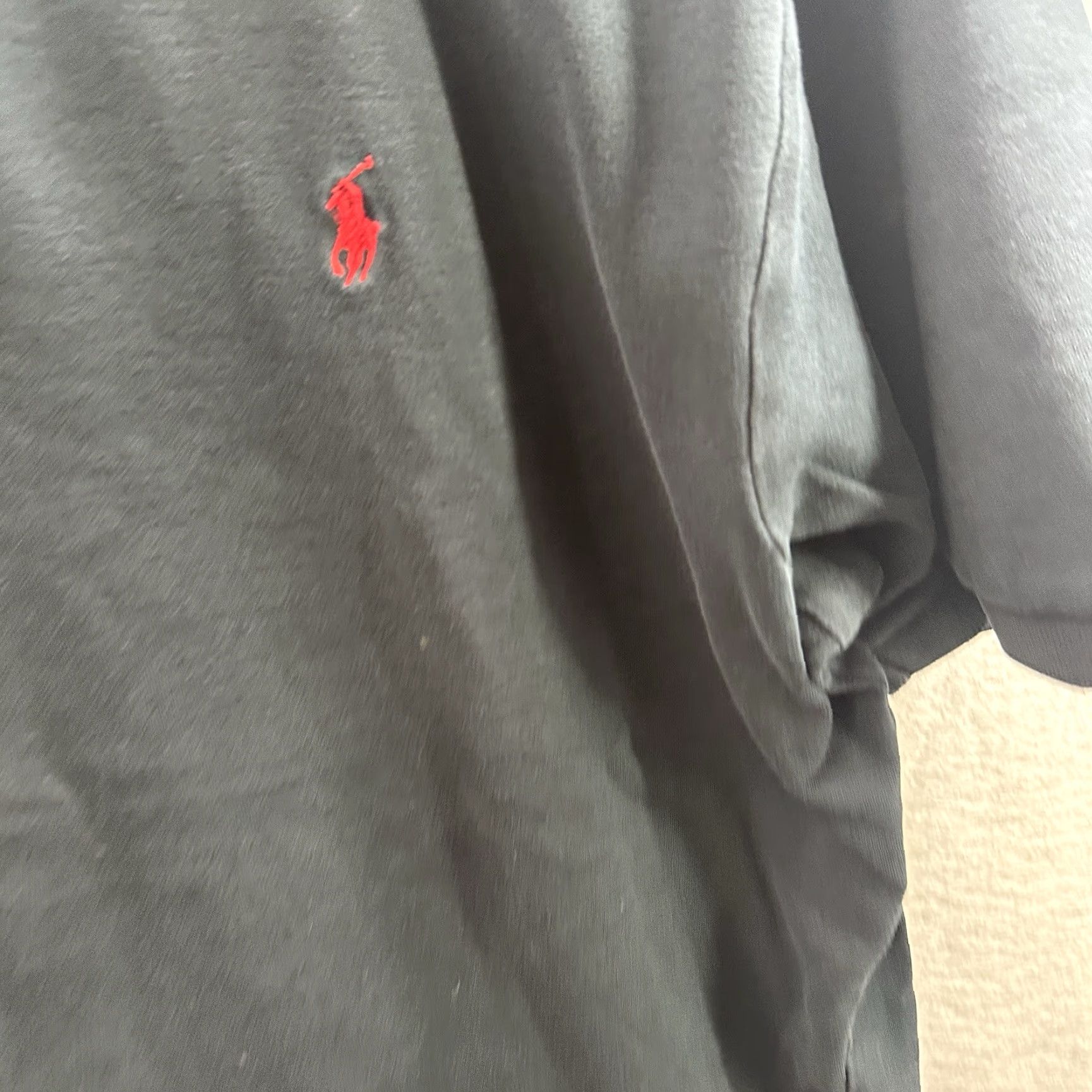 Polo Ralph Lauren VINTAGE Polo Ralph Lauren Polo Shirt Mens Large Small Pony Shirt Blue Red Preppy Dad Size US L / EU 52-54 / 3 - 4 Thumbnail