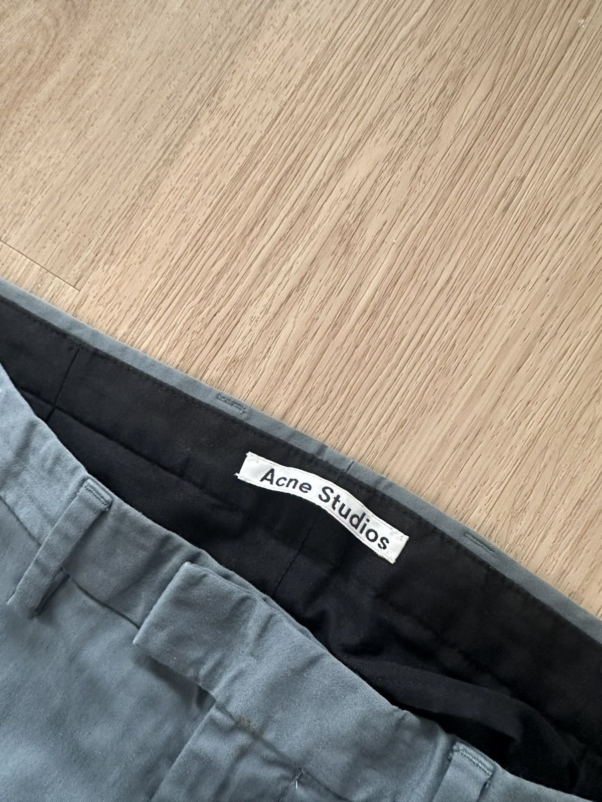 Acne Studios Acne Studios Green Max Satin Pants Size US 36 / EU 52 - 3 Thumbnail