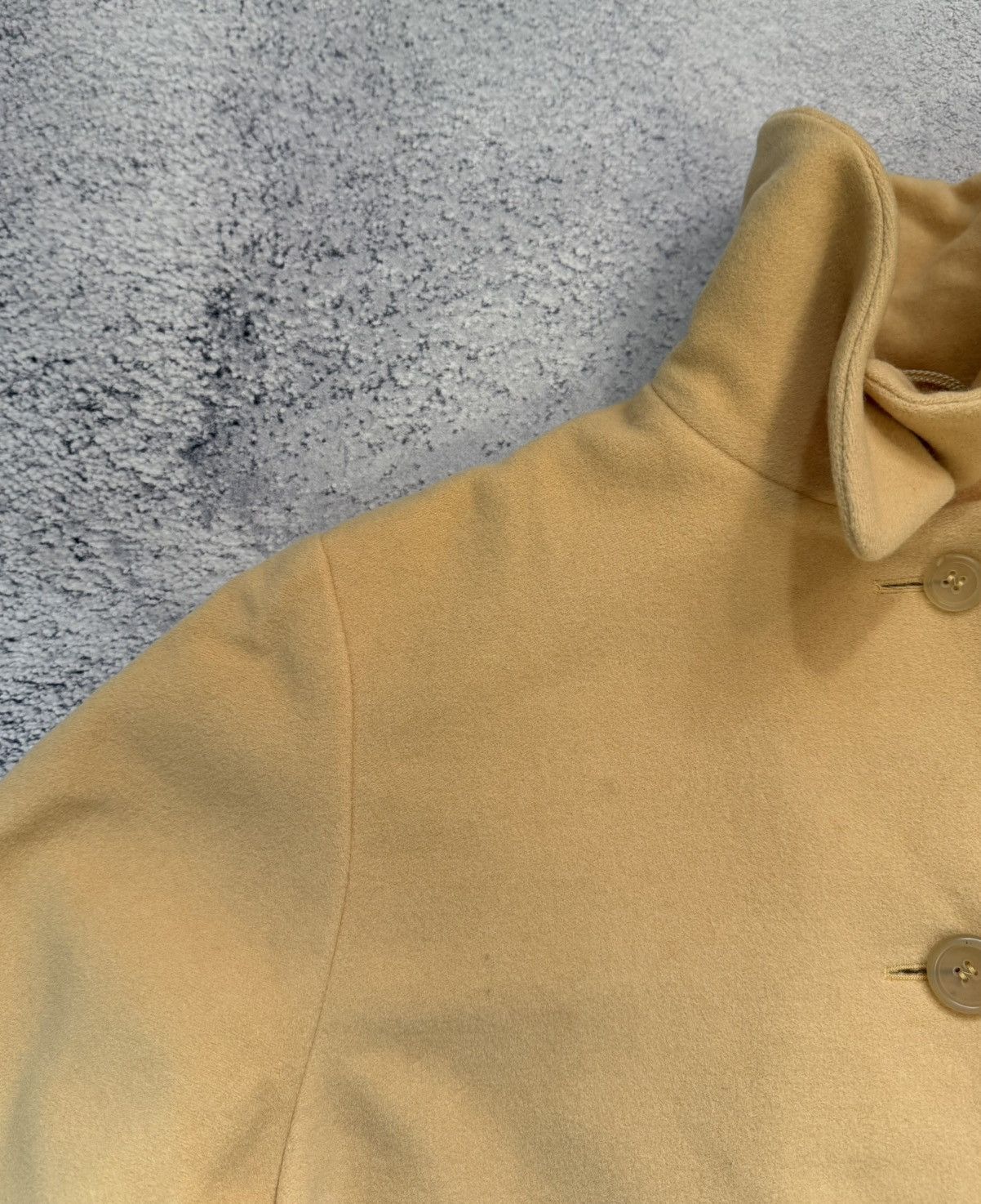 Jil Sander Jil Sander Wool Angora Yellow Coat Made in Italy Size 36 /S Size S / US 4 / IT 40 - 17 Thumbnail