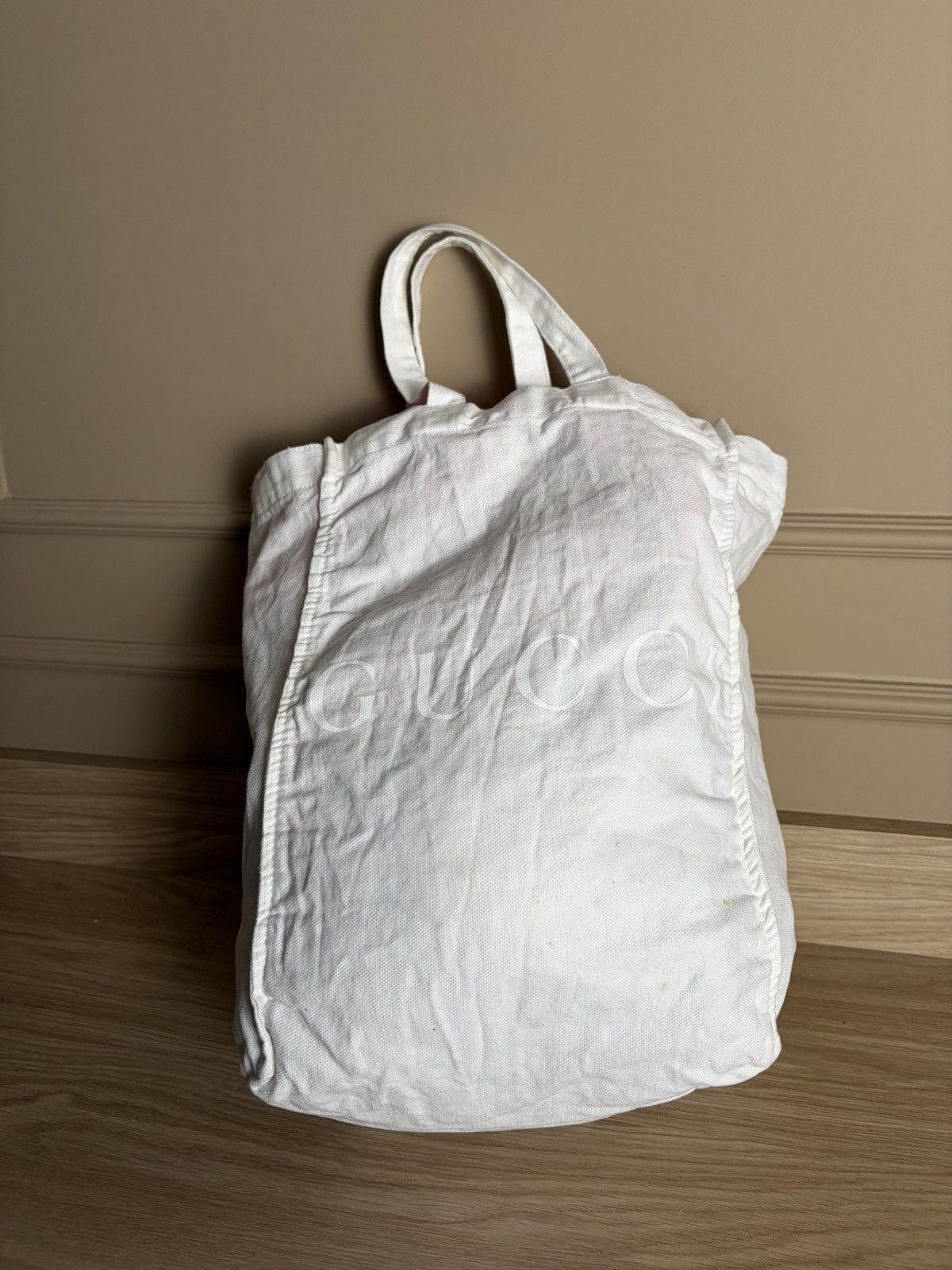 Gucci Authentic Gucci Cotton Bag Shopper Size ONE SIZE - 3 Thumbnail