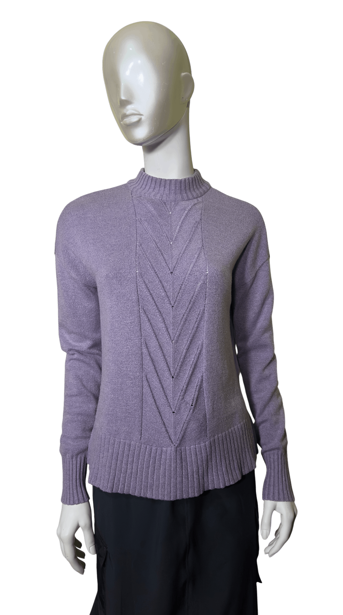 Badgley Mischka Purple knitwear jumper Size S / US 4 / IT 40 - 1 Thumbnail