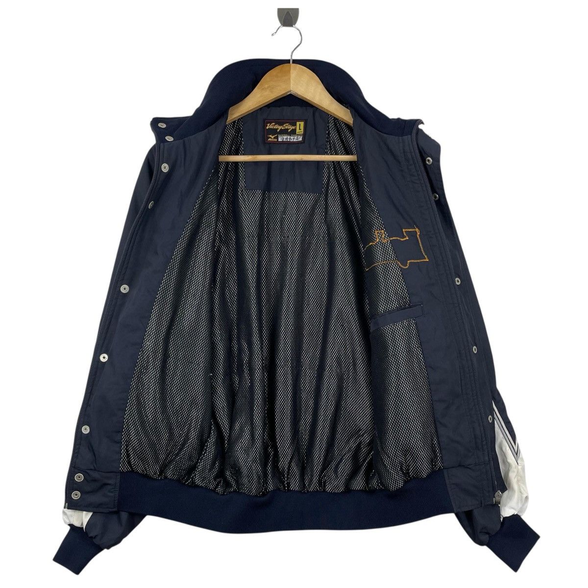 MLB × Mizuno Vintage Nagahara Baseball Mizuno Bomber Jacket Size US L / EU 52-54 / 3 - 7 Thumbnail