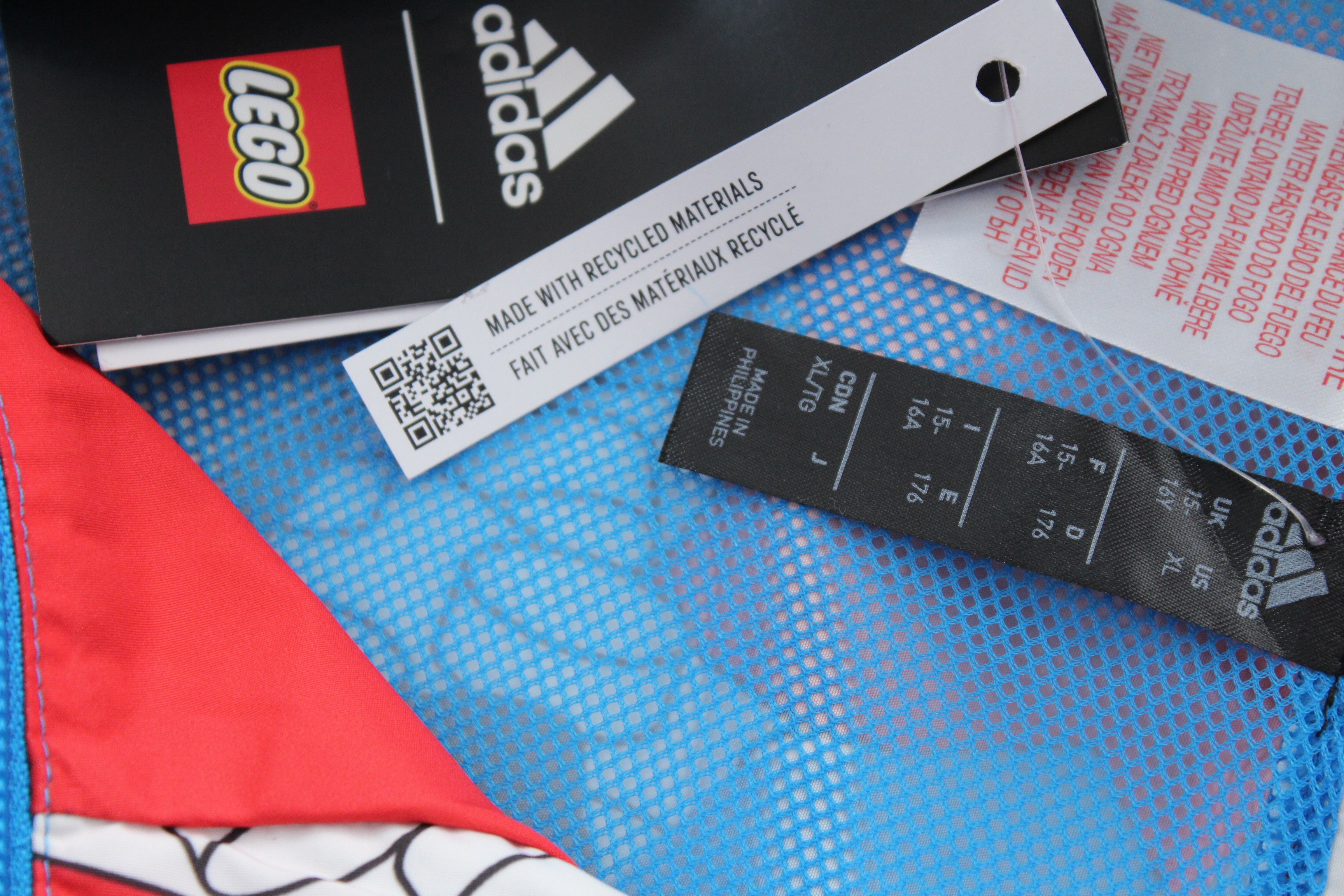 Adidas Adidas x LEGO Training Windbreaker Anorak Jacket Size US M / EU 48-50 / 2 - 8 Thumbnail