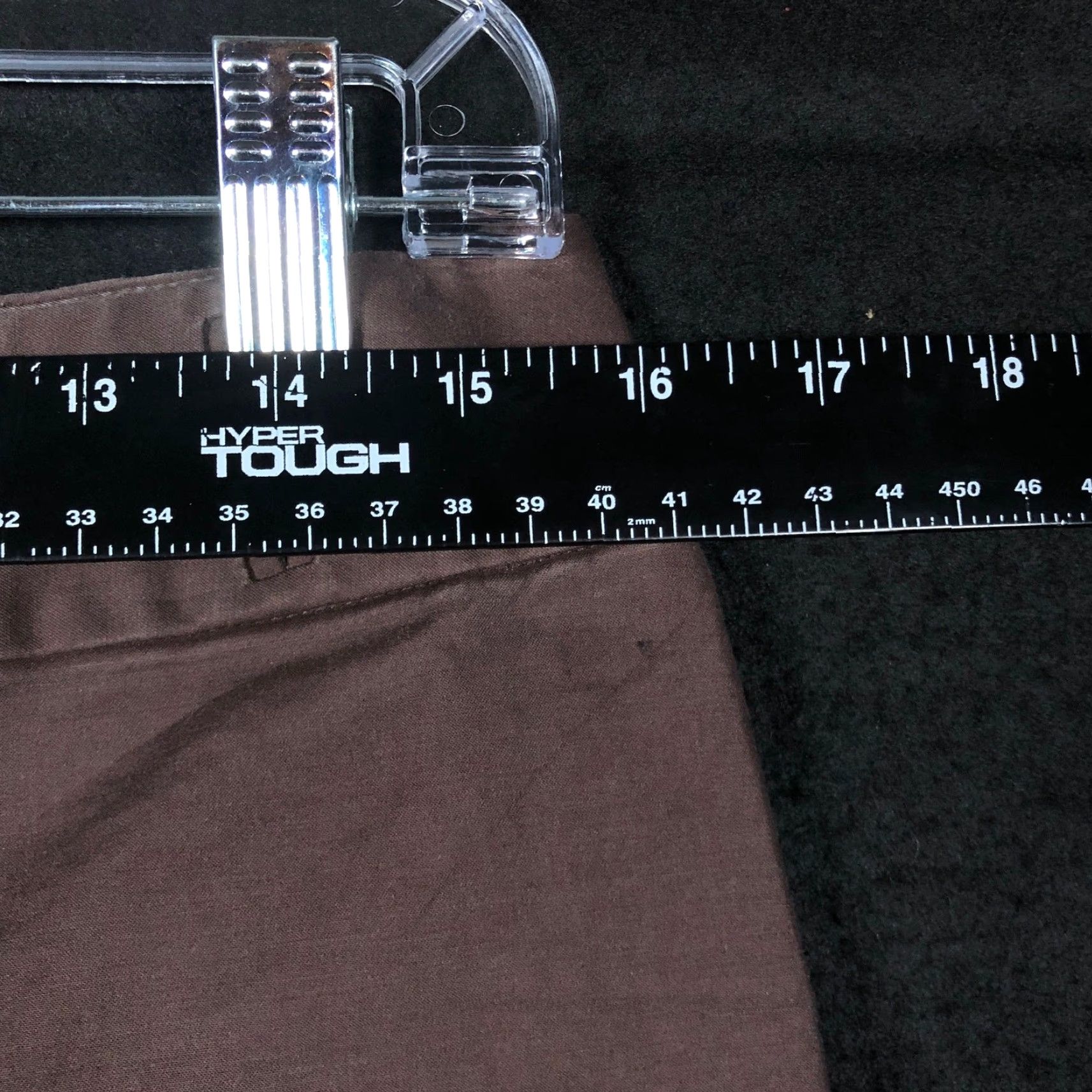 Ann Taylor VINTAGE Ann Taylor LOFT Womens Pants Brown Chino Mid Rise Straight Ankle Stretch 6 Size 28" / US 6 / IT 42 - 7 Thumbnail