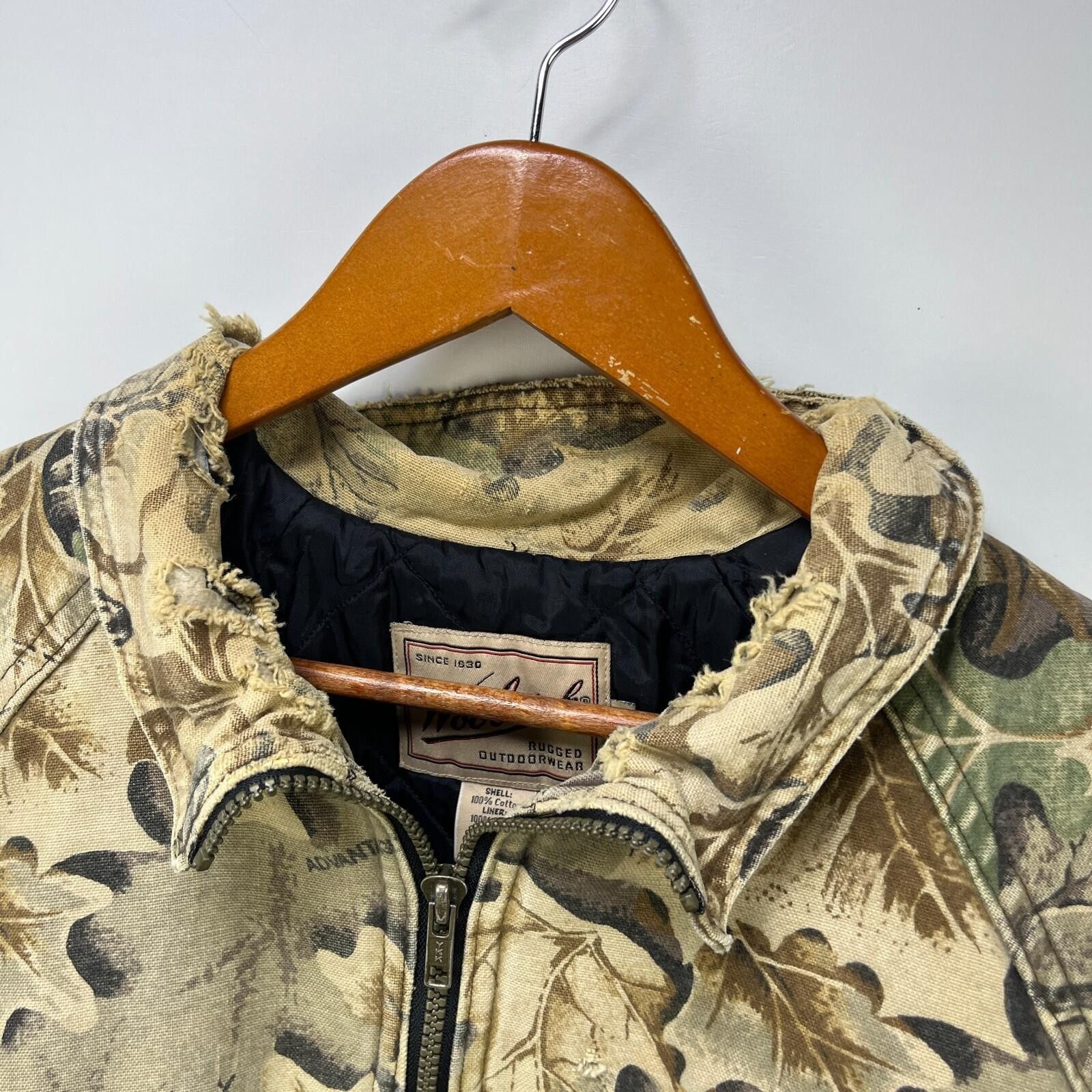 Woolrich Woolen Mills Vintage Realtree Camo Detroit Style Jacket Large Bomber Size US L / EU 52-54 / 3 - 4 Thumbnail