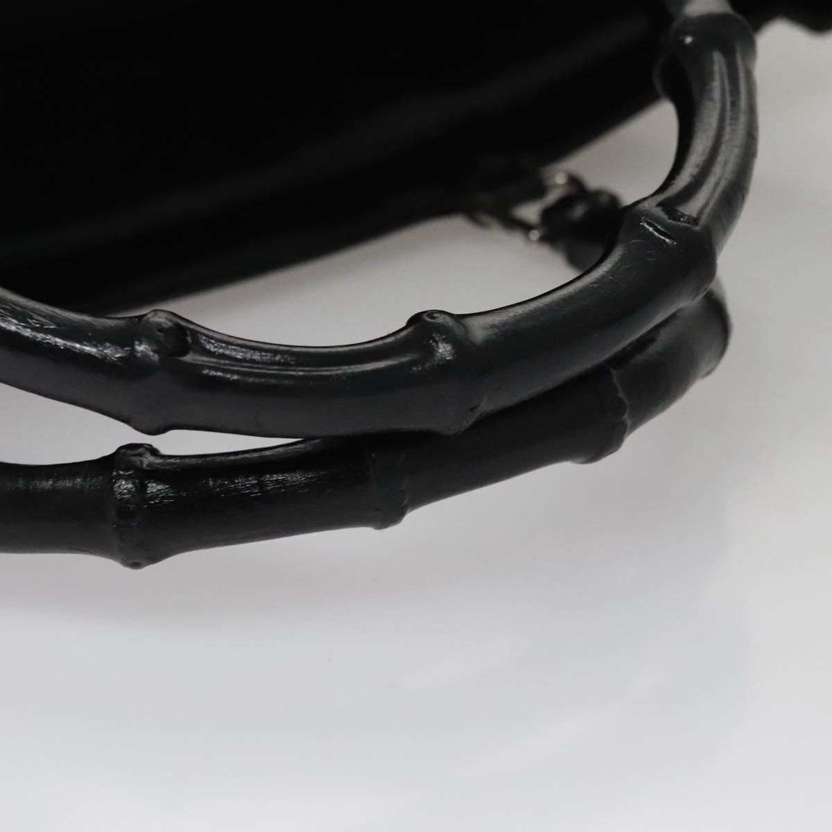 Gucci GUCCI Bamboo Handbag Nylon Black Size ONE SIZE - 7 Thumbnail