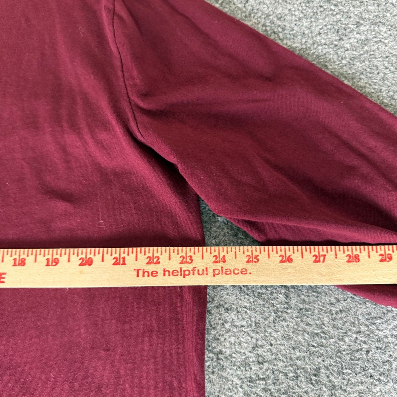 Polo Ralph Lauren Polo Ralph Lauren Mens XL Slim Fit LS T-Shirt Maroon Tee Size US XL / EU 56 / 4 - 6 Thumbnail