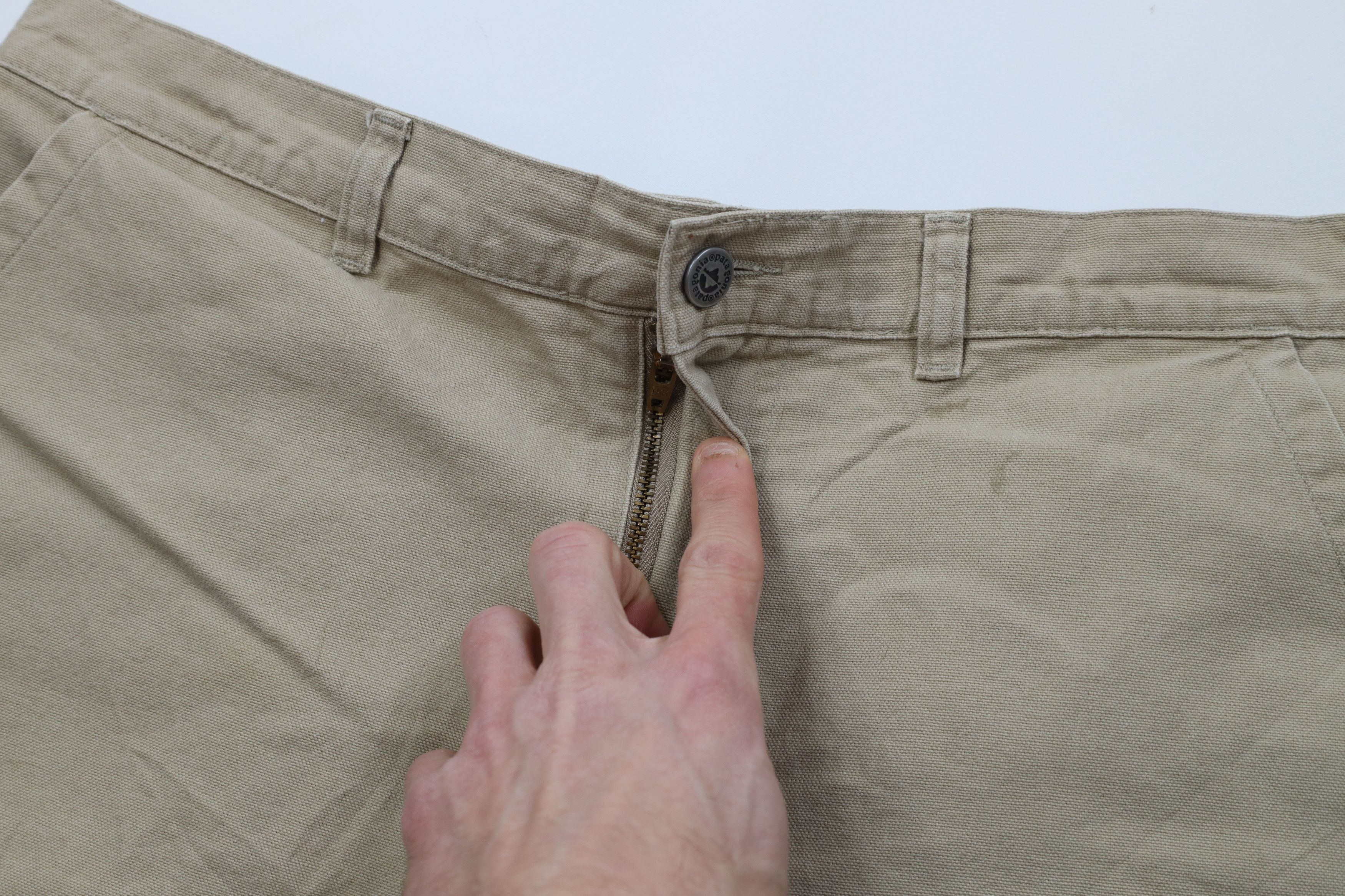 Patagonia Vintage Y2K 2003 Patagonia Above Knee Canvas Shorts Beige Size US 36 / EU 52 - 6 Thumbnail