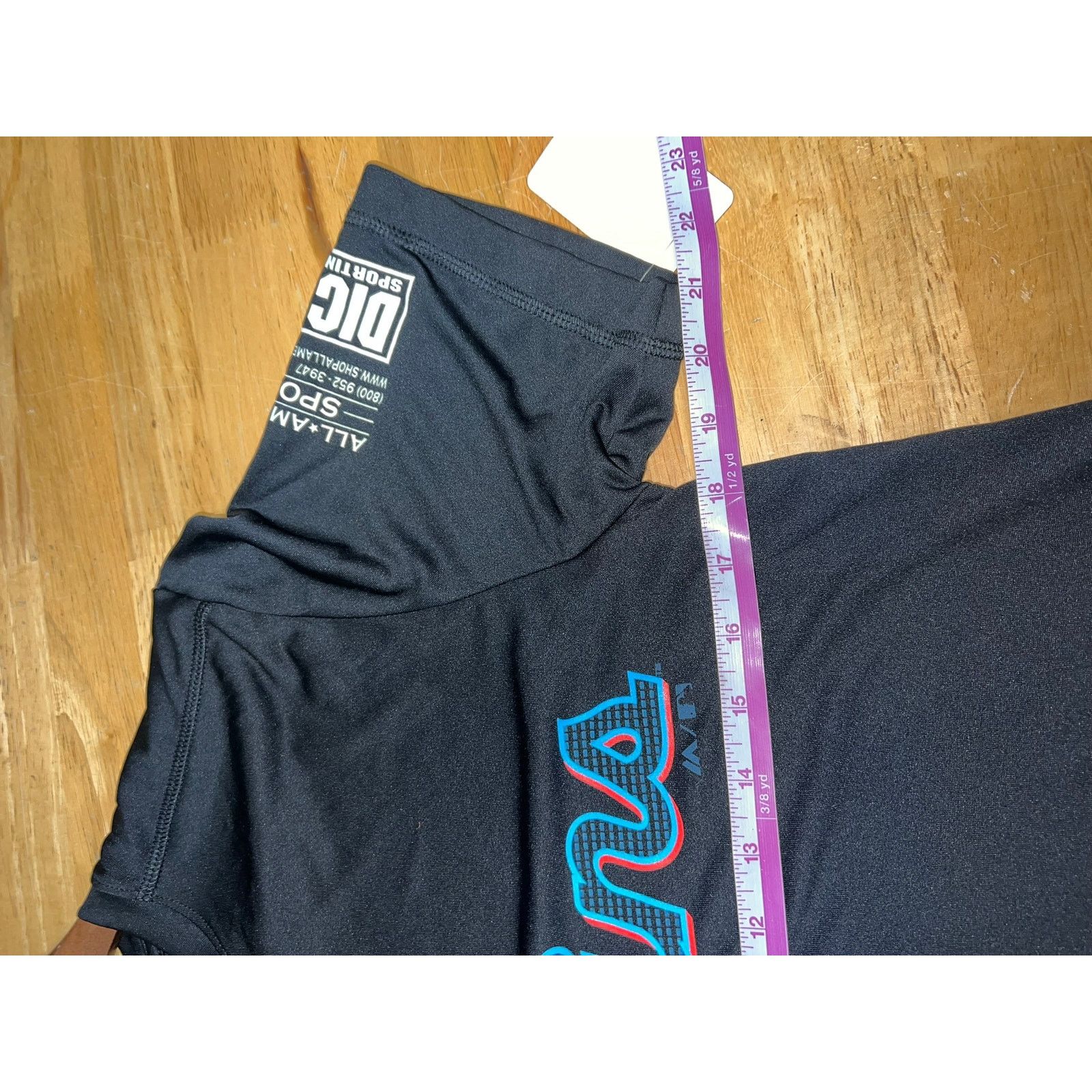 Majestic Florida Marlins Evolution Tee Jersey Active Top Cool Base S Size US S / EU 44-46 / 1 - 7 Thumbnail