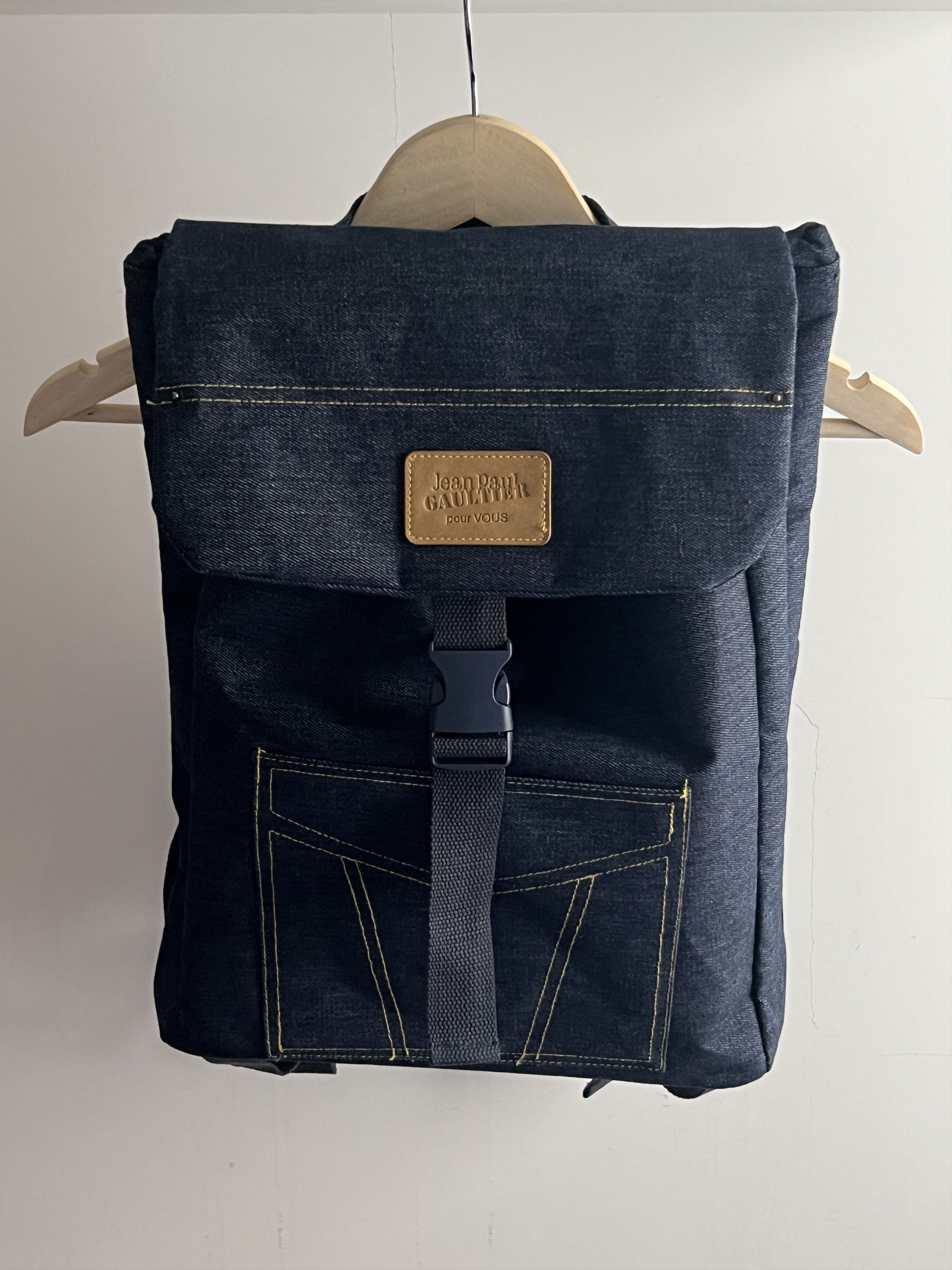 Jean Paul Gaultier Jean Paul Gaultier archive JPG bag Backpack Vintage Denim Size ONE SIZE - 2 Thumbnail
