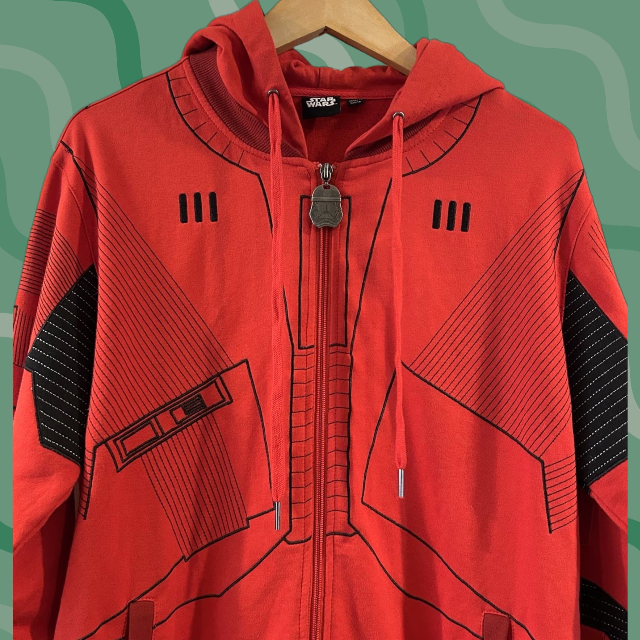 Star Wars Star Wars Hoodie Red-Storm Trooper Size S Men Regular Zip Hooded Long Sleeve Size US S / EU 44-46 / 1 - 1 Thumbnail