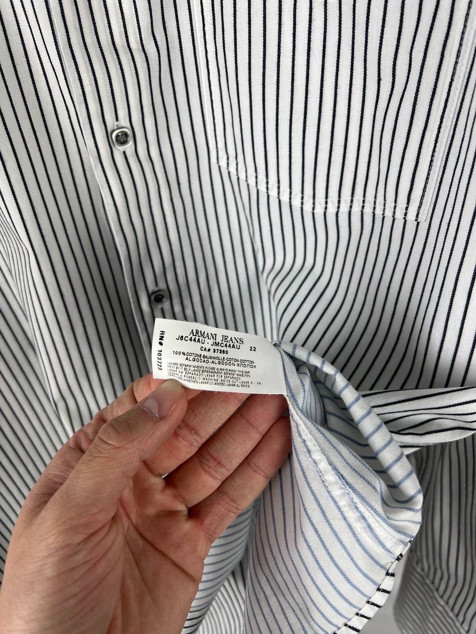 Armani Armani jeans vintage shirt size M Size US M / EU 48-50 / 2 - 5 Thumbnail