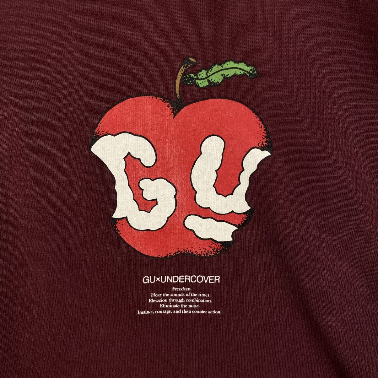 GU × Undercover GU x UNDERCOVER Freedom Graphic Faded Tee Shirt Large Size Size US L / EU 52-54 / 3 - 2 Thumbnail