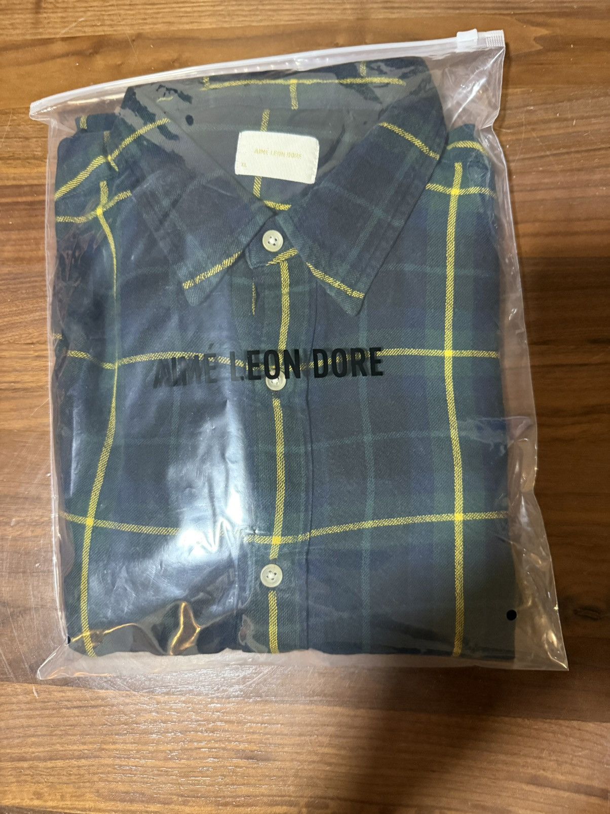 Aime Leon Dore Aime Leon Dore Plaid Overshirt Navy Plaid Shirt Jacket Sz XL Size US XL / EU 56 / 4 - 2 Thumbnail