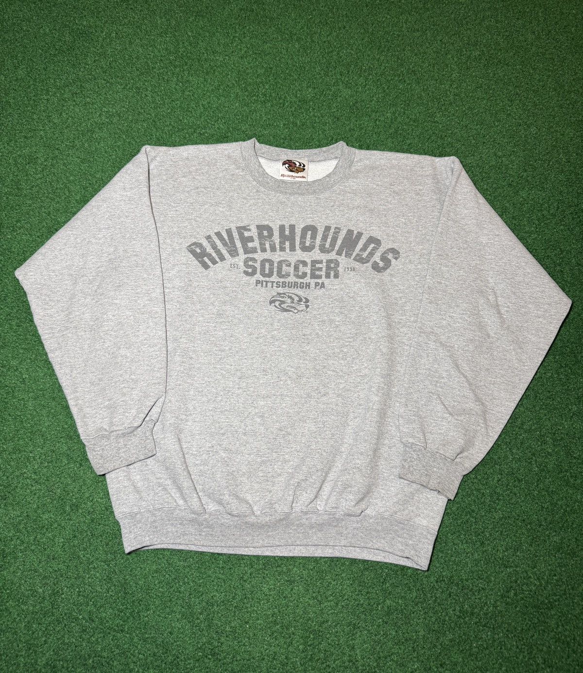 Hanes Pittsburgh Riverhounds SC 90s USL Soccer Sweatshirt L/XL Size US XL / EU 56 / 4 - 1 Thumbnail