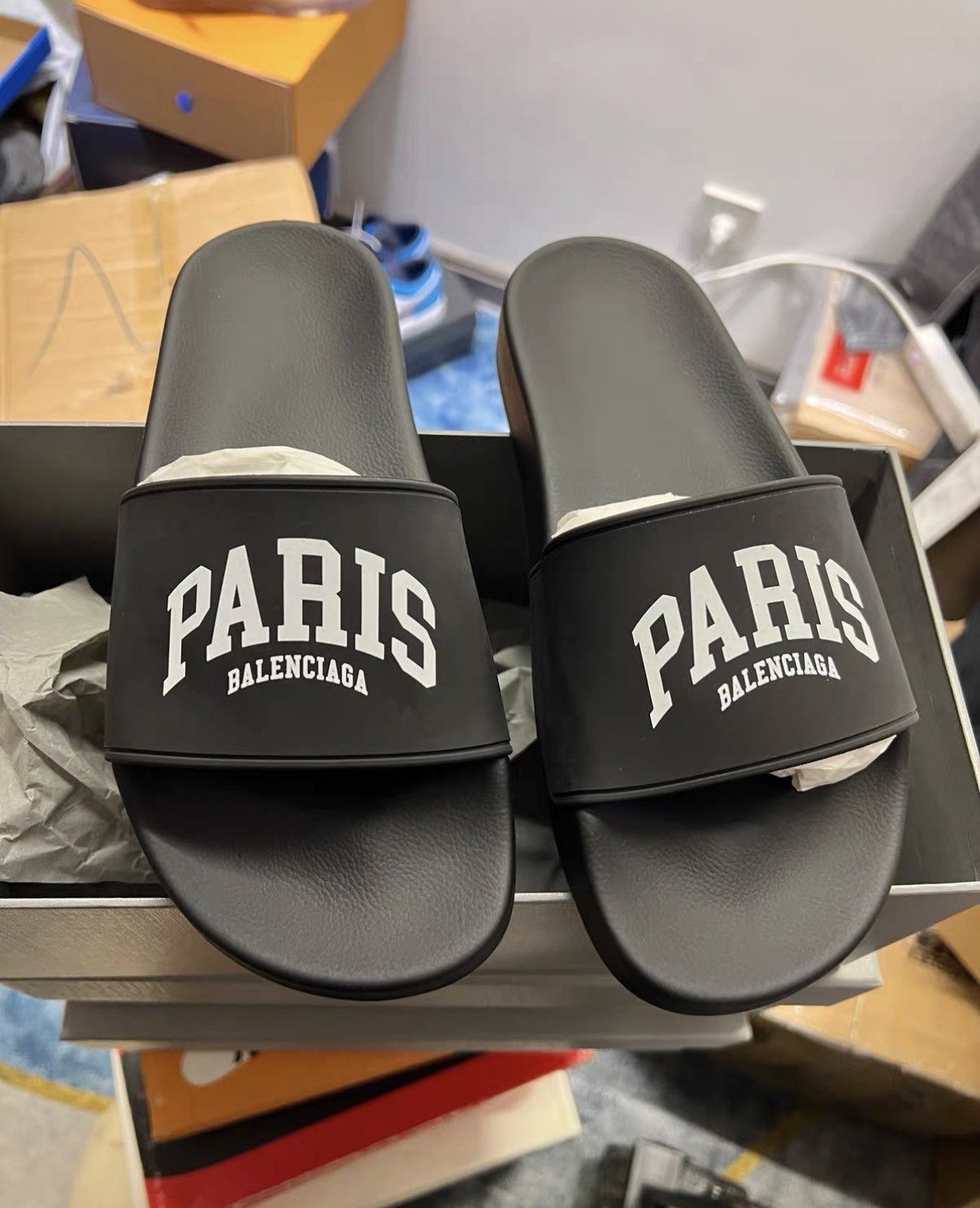 Balenciaga Balenciaga Paris Slide J42 Size US 6.5 / EU 39-40 - 1 Thumbnail