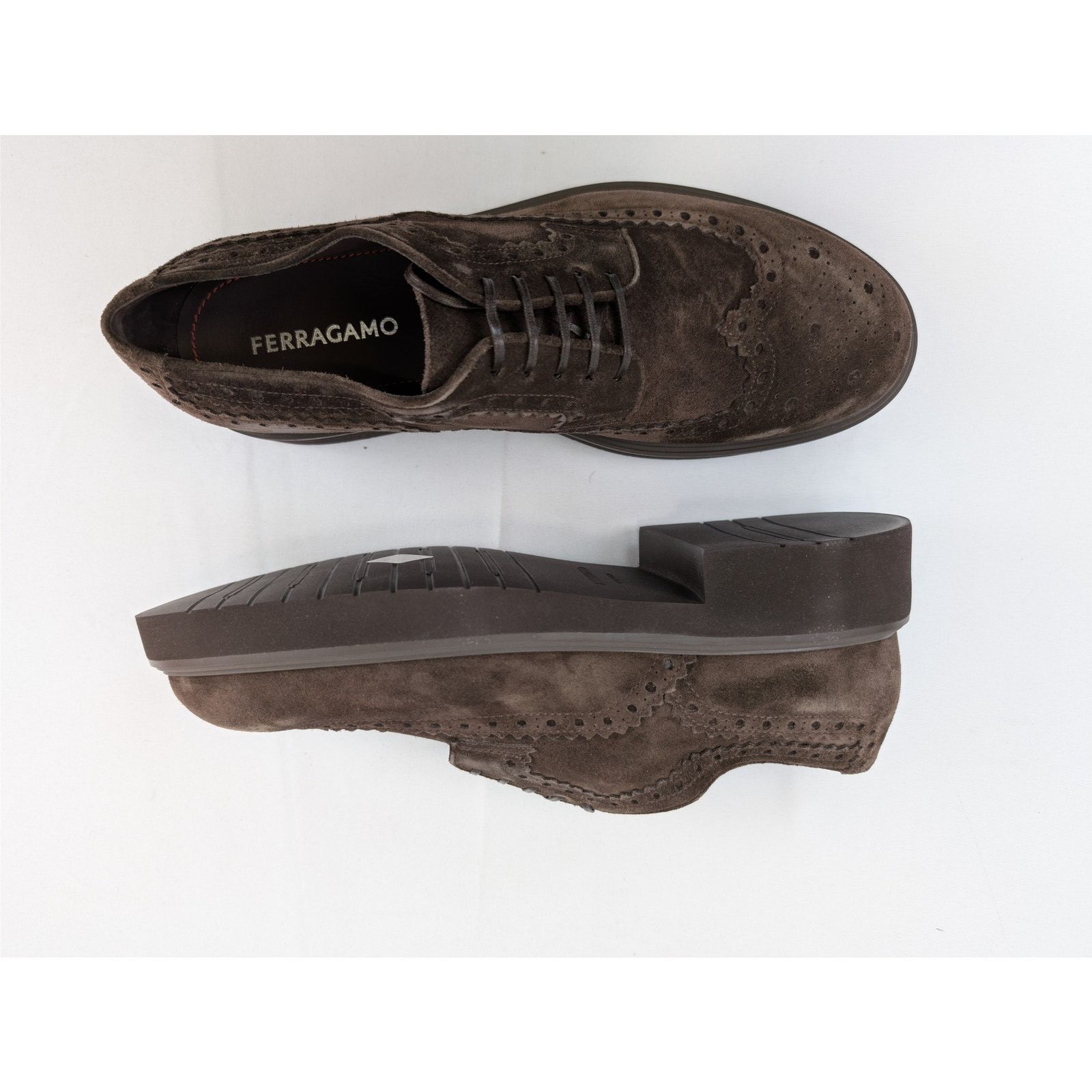 Salvatore Ferragamo o1rshd1 T. Moro 23 Calf Shoes & Boots in Brown Size US 10 / EU 43 - 1 Thumbnail