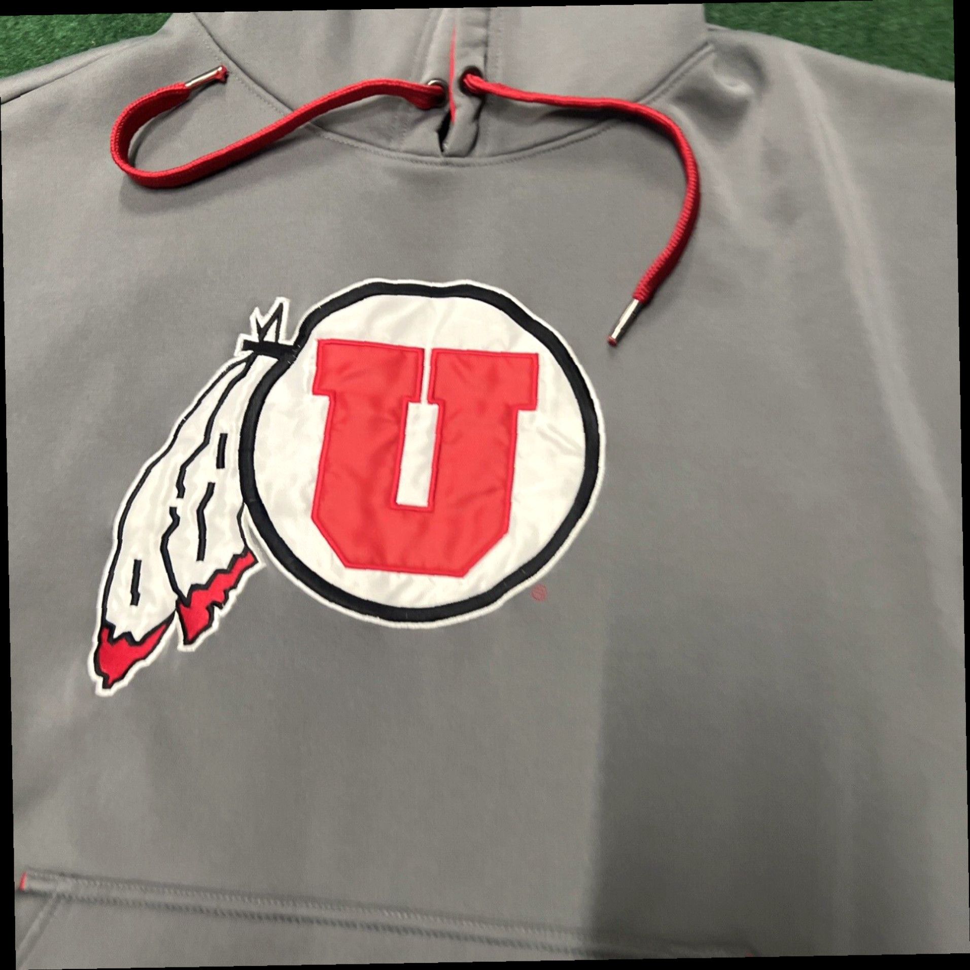 Vintage Athletics Pac 12 Utah Gray Hoodie Pullover Size XL Size US XL / EU 56 / 4 - 4 Thumbnail