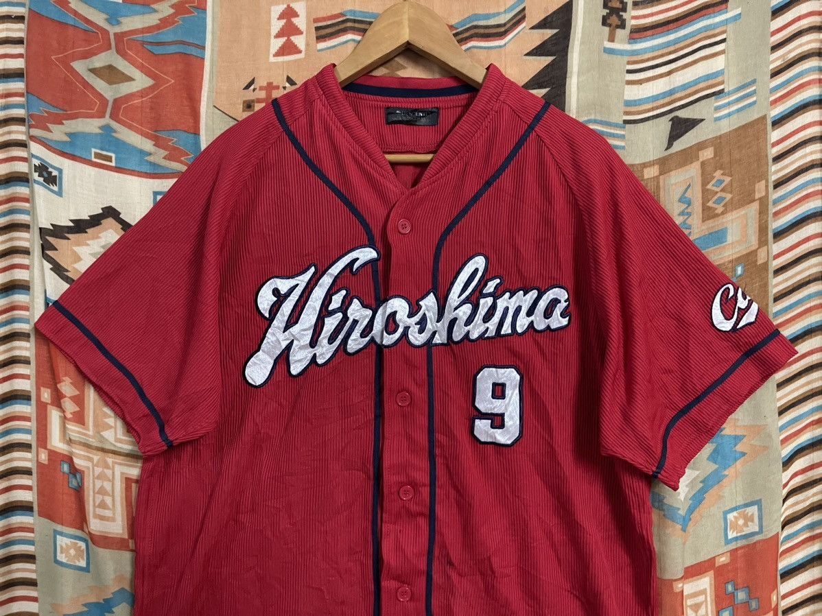 Japanese Brand × Vintage Vintage 90’s Baseball Jersey Hiroshima Carp XL J League Rare Size US XL / EU 56 / 4 - 2 Thumbnail