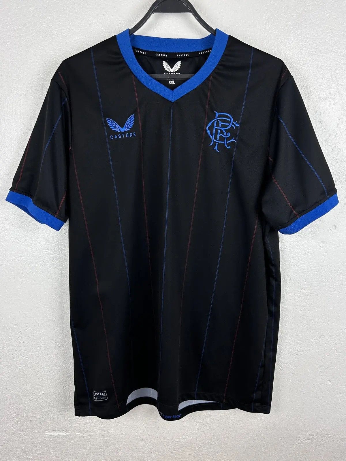 Other Castore Glasgow Rangers 2022/23 Fourth Kit Soccer Jersey Size US XXL / EU 58 / 5 - 1 Thumbnail