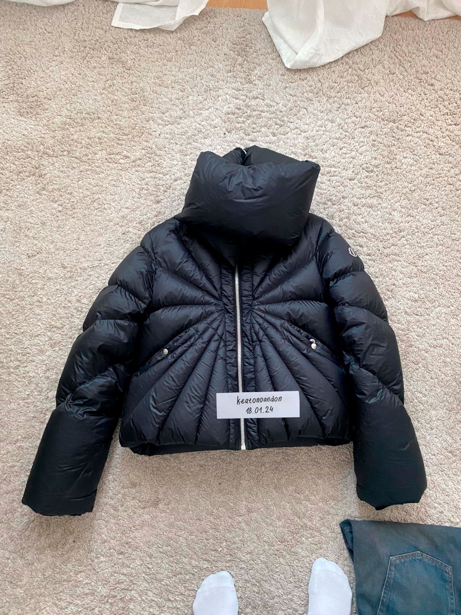Down Jacket Rick Owens Moncler Tonopah Rick Owens × Rick Owens 