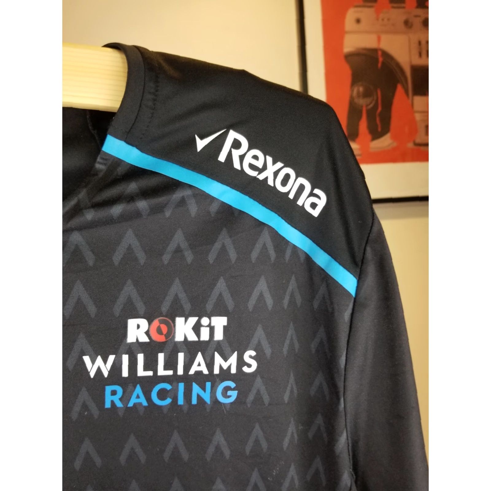 Vintage VINTAGE Williams AMG Mercedes Formula One Jersey T-Shirt SZ US LARGE Mens Black Cotton 1990s Size US L / EU 52-54 / 3 - 3 Thumbnail