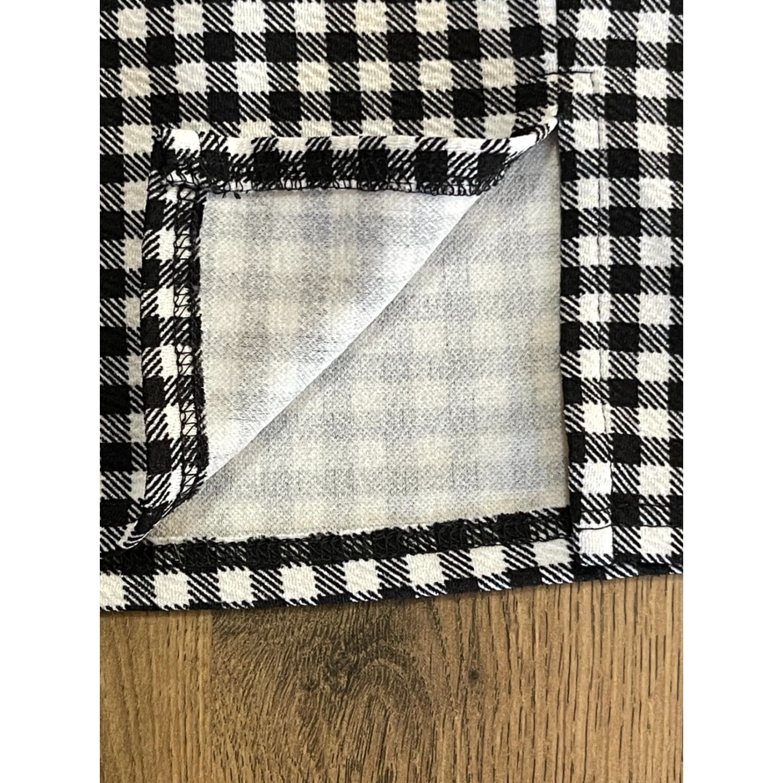 Vintage **rue21 Women's Large Black White Checkered Mini Skirt** User: rue21 Women's Large Black White Checkered Mini Skirt Size 36" / US 14 / IT 50 - 4 Thumbnail