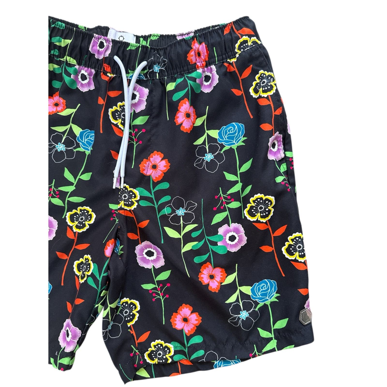 Empyre Empyre Men’s Grom Floral Black Board Shorts Size Small Size US 26 / EU 42 - 2 Thumbnail
