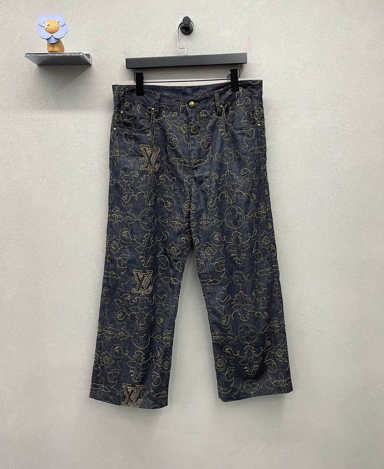 Louis Vuitton Louis Vuitton Timberland Signature Embroidered Jeans Size US 32 / EU 48 - 1 Thumbnail