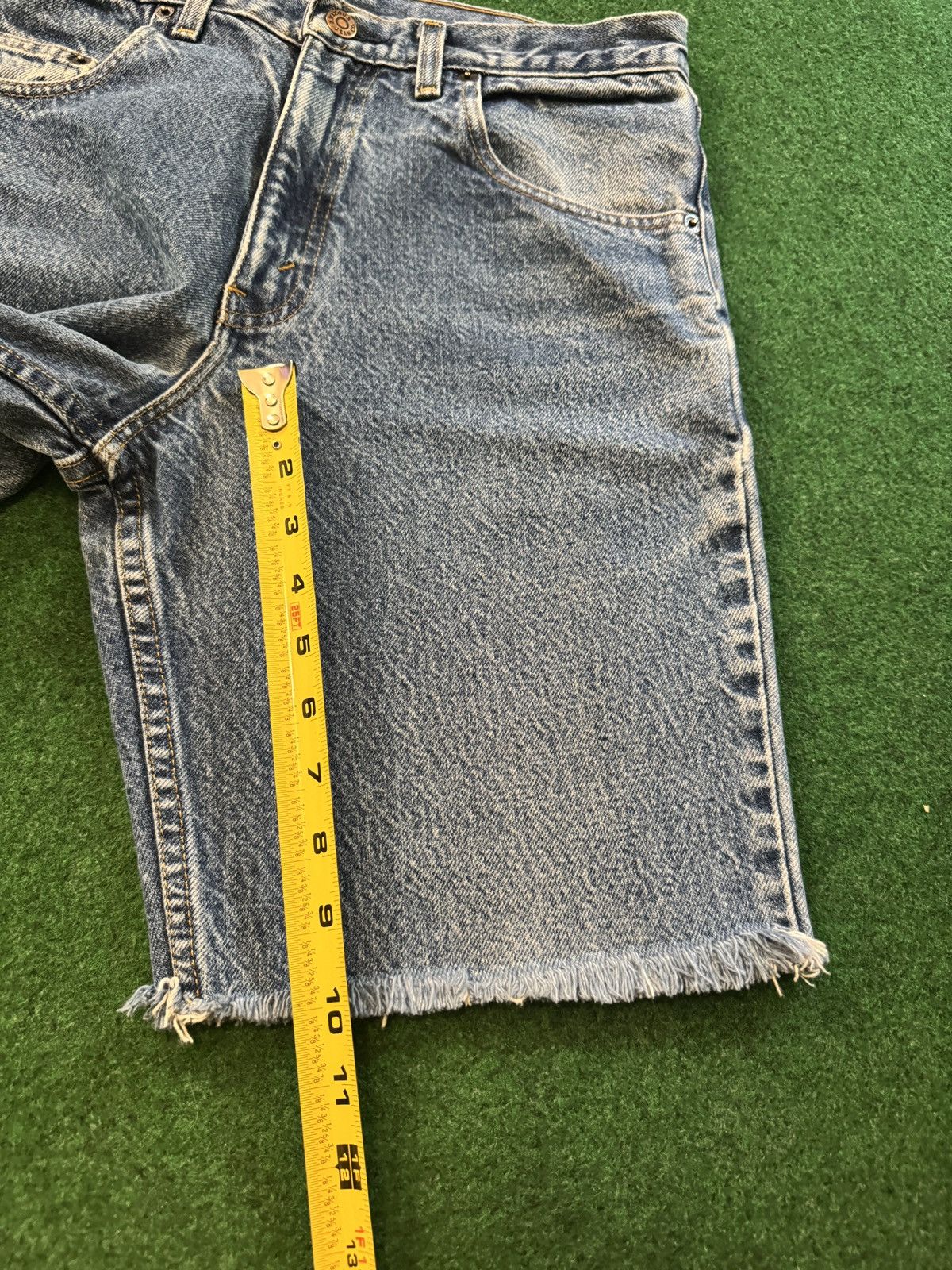 Arizona Jean Co. Vintage 90s Arizona Cutoff Jorts Grunge Skater Denim Shorts Size US 30 / EU 46 - 6 Thumbnail