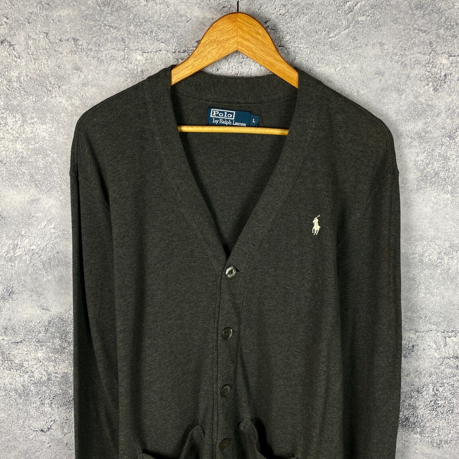 Polo Ralph Lauren Polo Ralph Lauren Cardigan Men's Size L Gray Long Sleeve ` Size US L / EU 52-54 / 3 - 2 Thumbnail