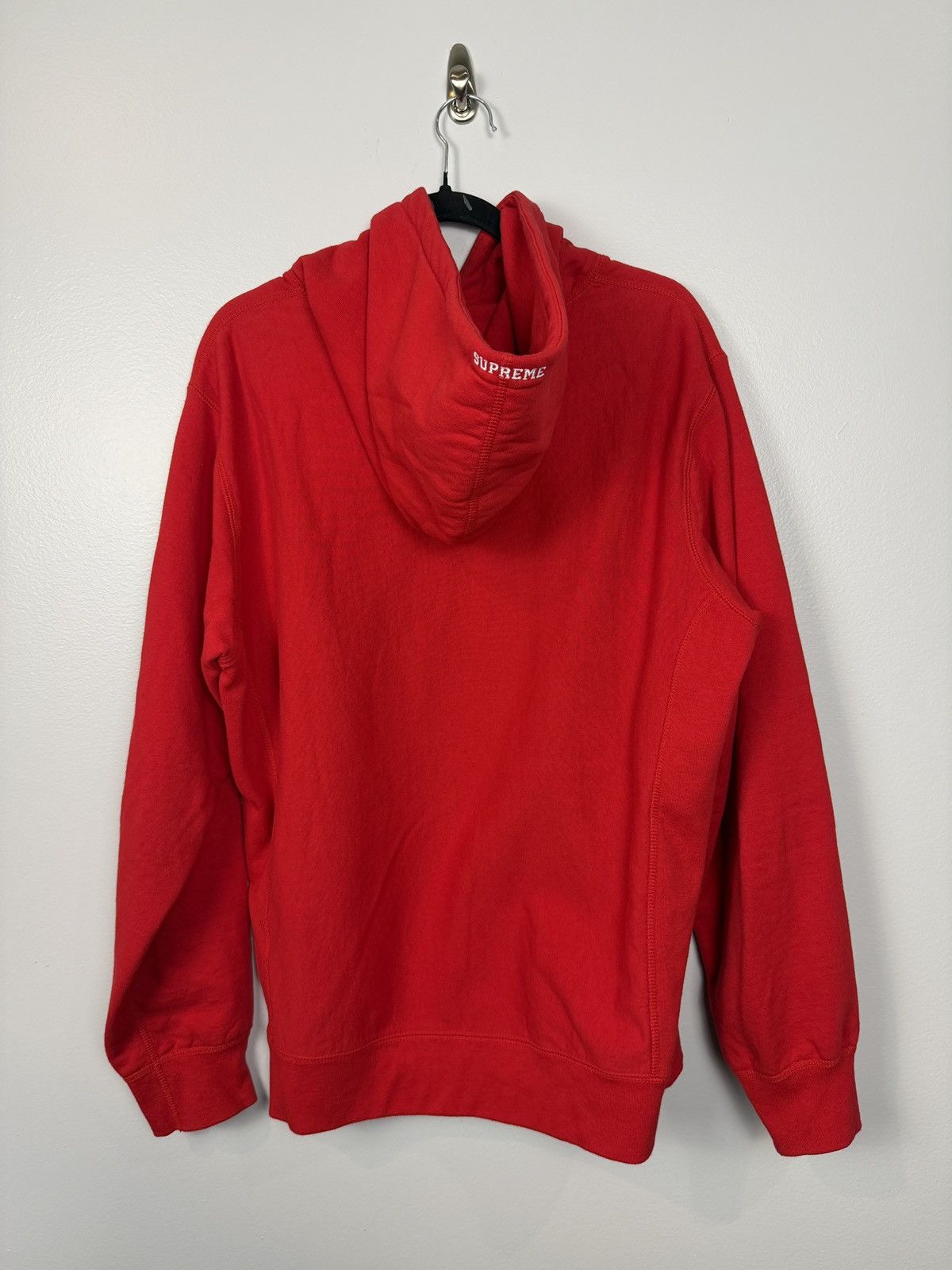 Supreme Supreme Quilted Leather S Logo Hoodie SS20 Size US L / EU 52-54 / 3 - 9 Thumbnail