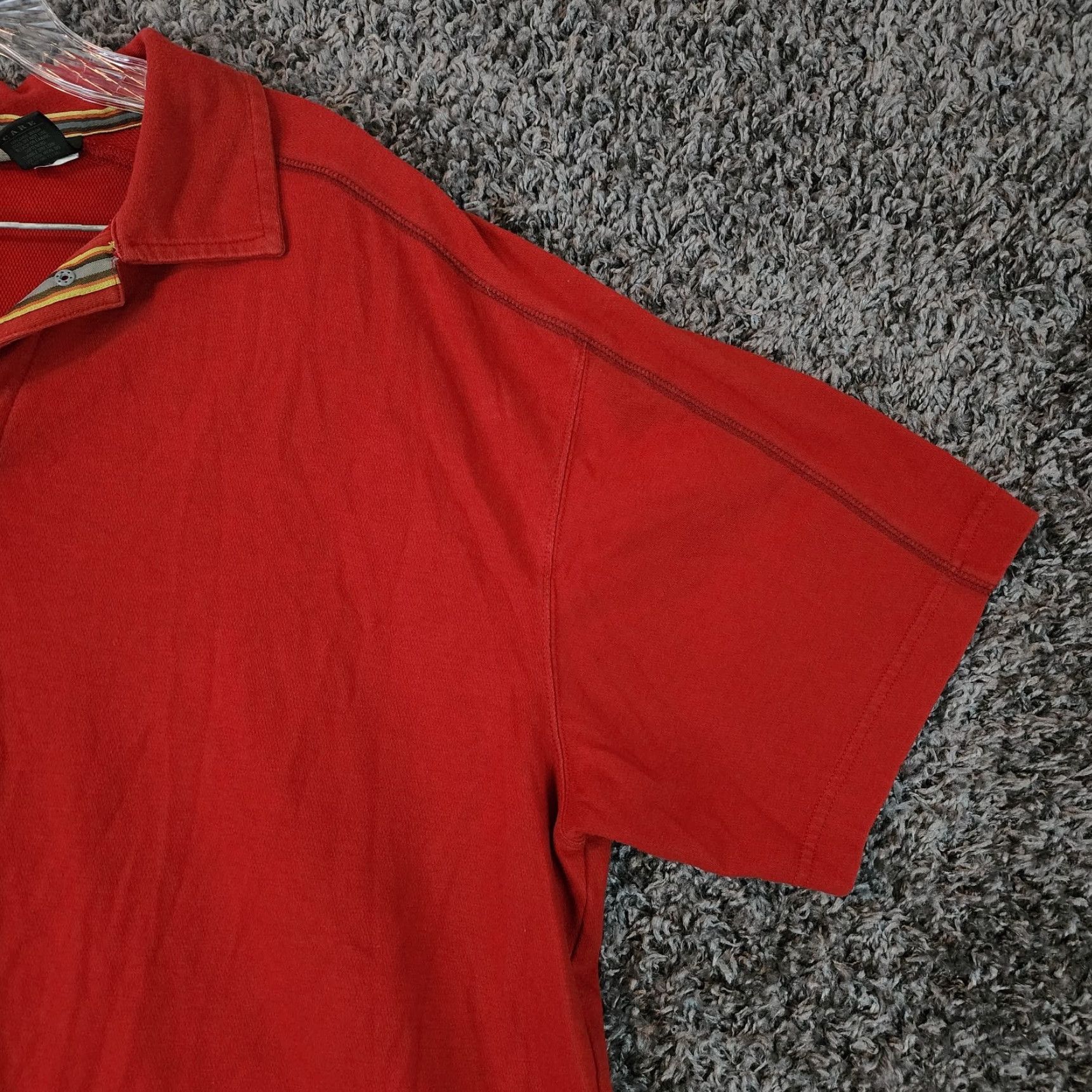 Vintage REI Polo Men Red Short Sleeve Organic Cotton Blend XL Size US XL / EU 56 / 4 - 3 Thumbnail