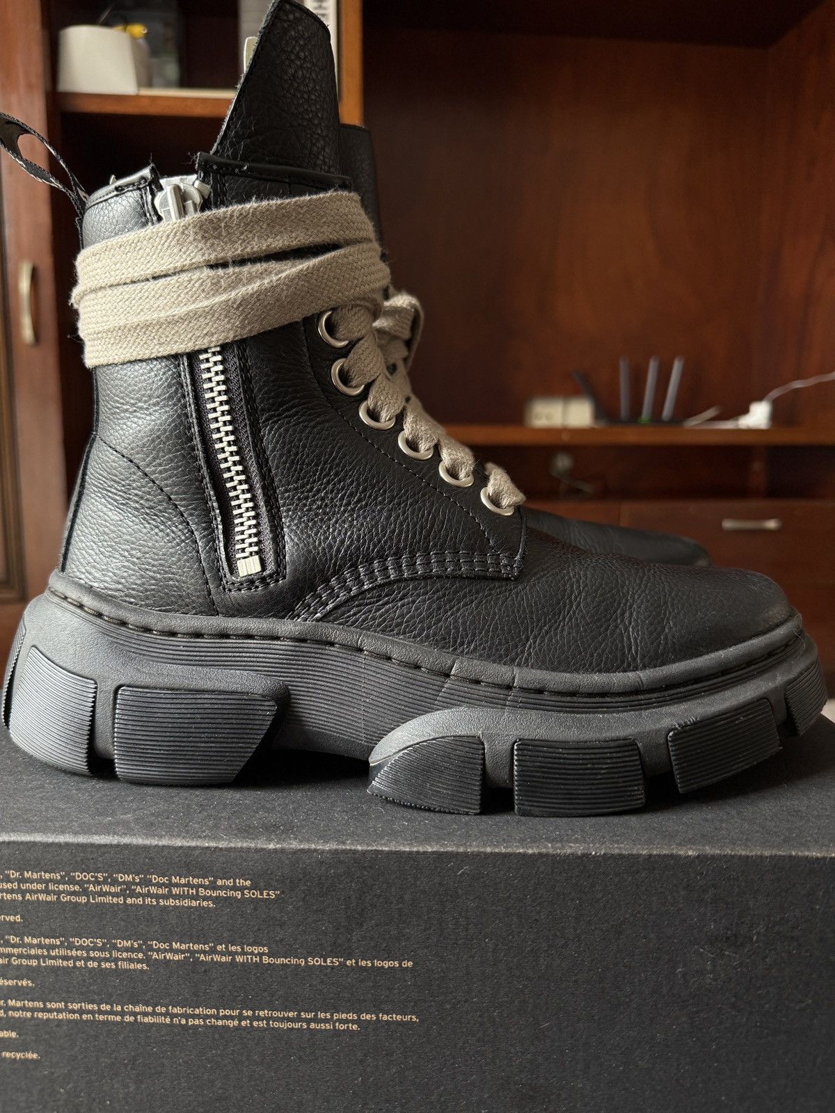 Dr. Martens × Rick Owens Rick Owens x Dr. Martens 1460 JMB Lace 