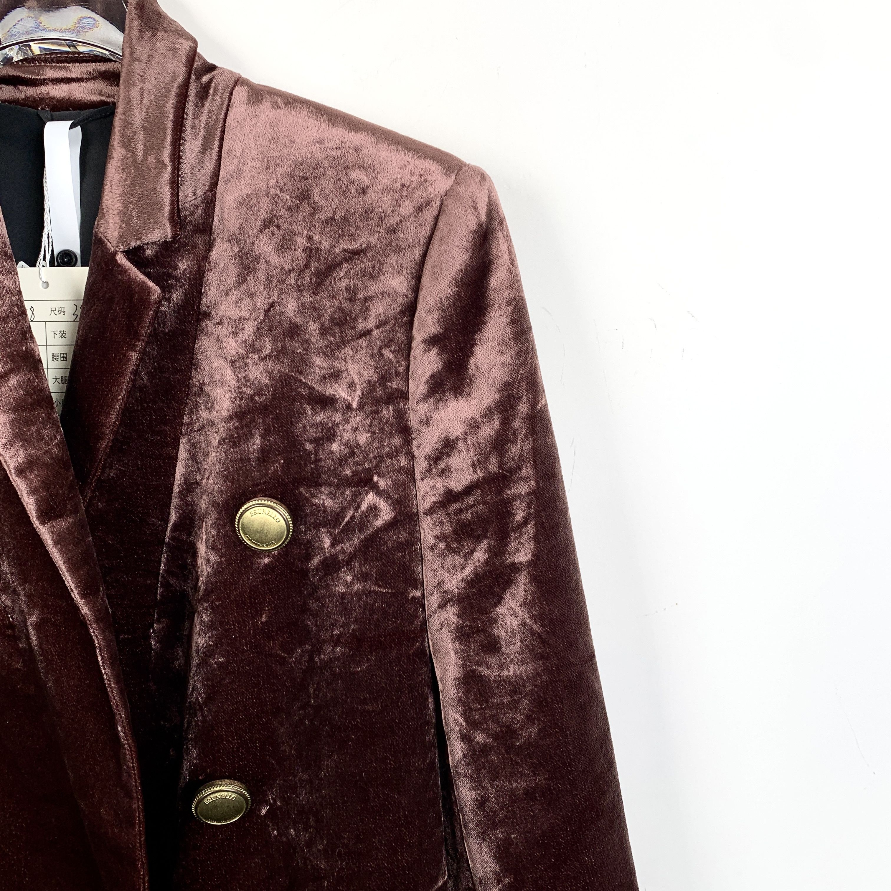 Brunello Cucinelli Brunello Cucinelli Blazer -Breasted Jacket (Size S) Size S / US 4 / IT 40 - 7 Thumbnail
