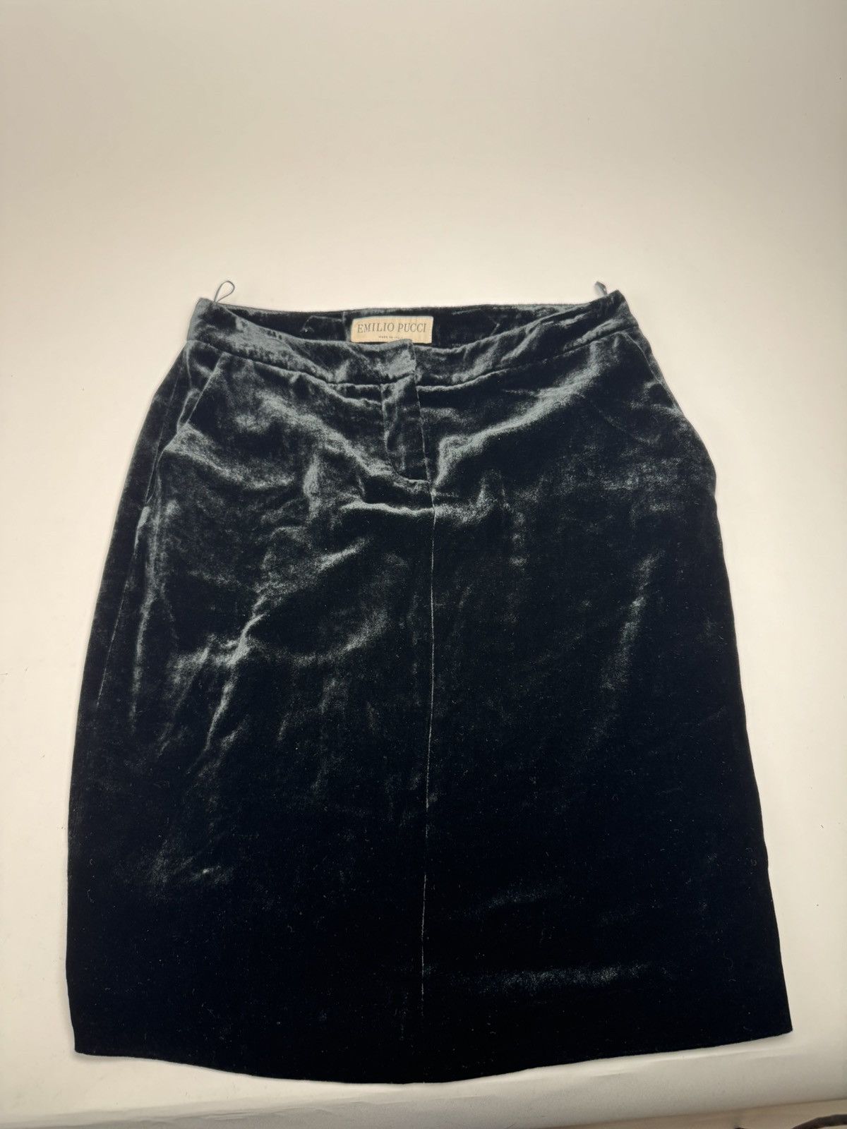 Emilio Pucci Vintage Pucci Velvet Skirt Black IT40 Size 27" / US 4 / IT 40 - 15 Thumbnail