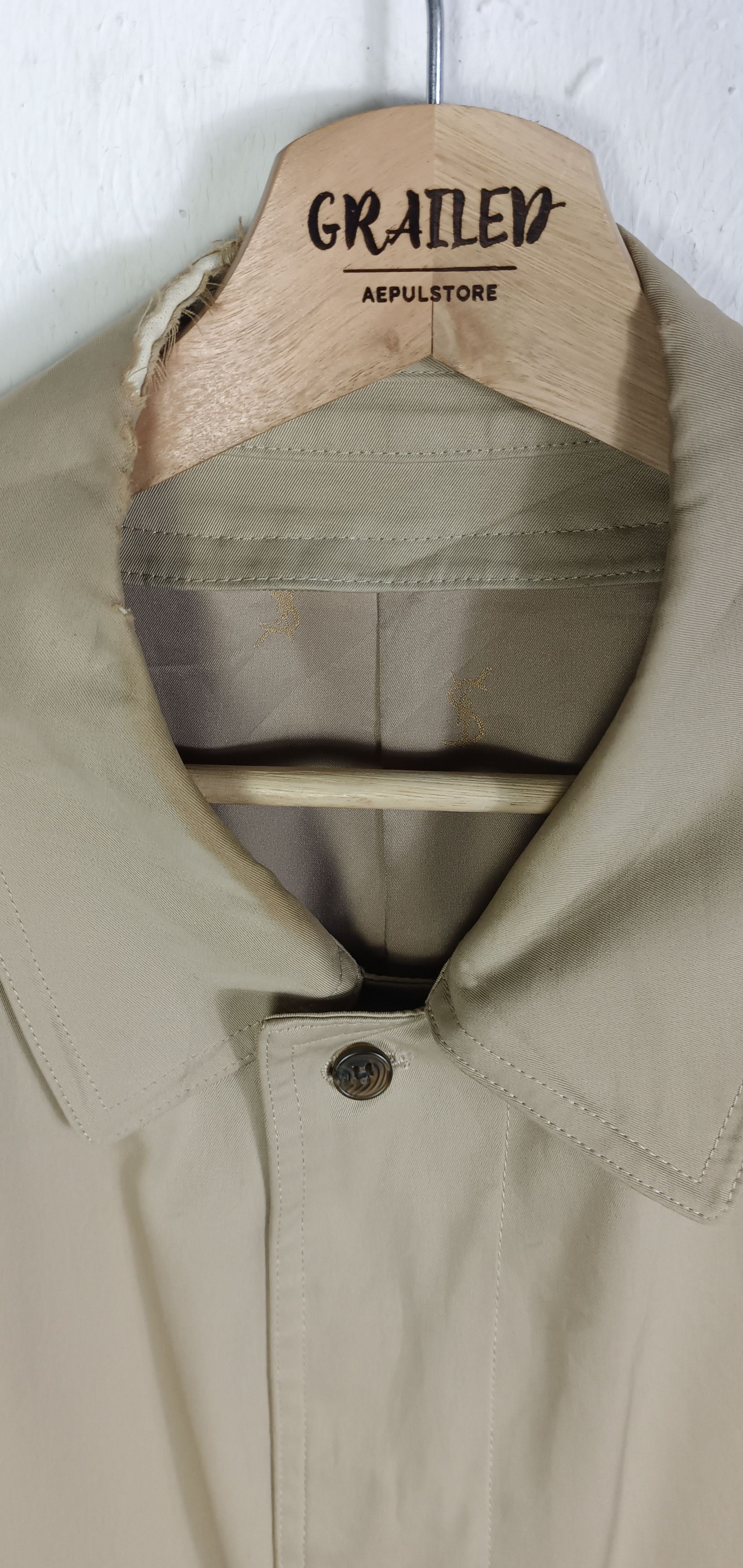 Yves Saint Laurent Vintage💥💥Yves Saint Laurent Homme Trench Cout Size US L / EU 52-54 / 3 - 6 Thumbnail