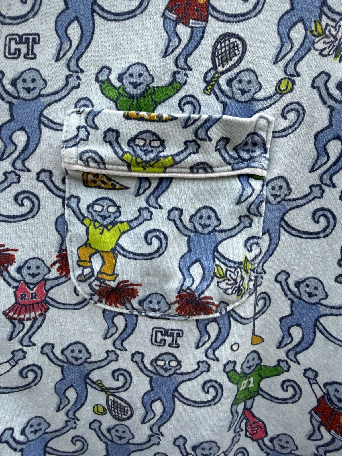 Other Roller Rabbit CT Greenwich Monkey Polo Pajama Top Limited Size S / US 4 / IT 40 - 3 Thumbnail
