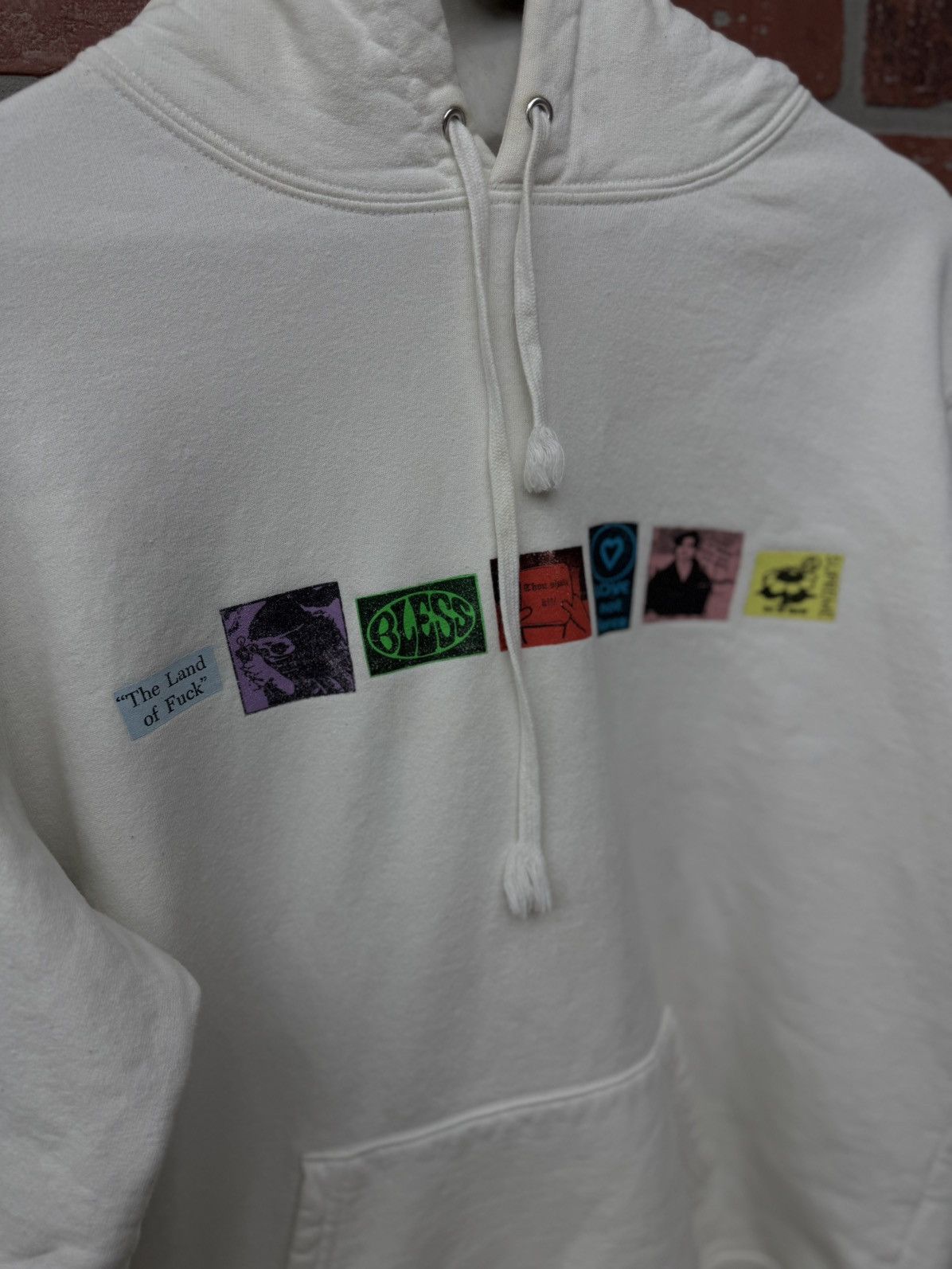 Supreme Supreme Hoodie Pullover White Size Large Pre Owned Size US L / EU 52-54 / 3 - 4 Thumbnail