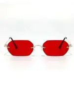 VIBE Retro Punk Kurt Cobain Style Sunglasses Square Frame Fashion Size ONE SIZE - 2 Thumbnail